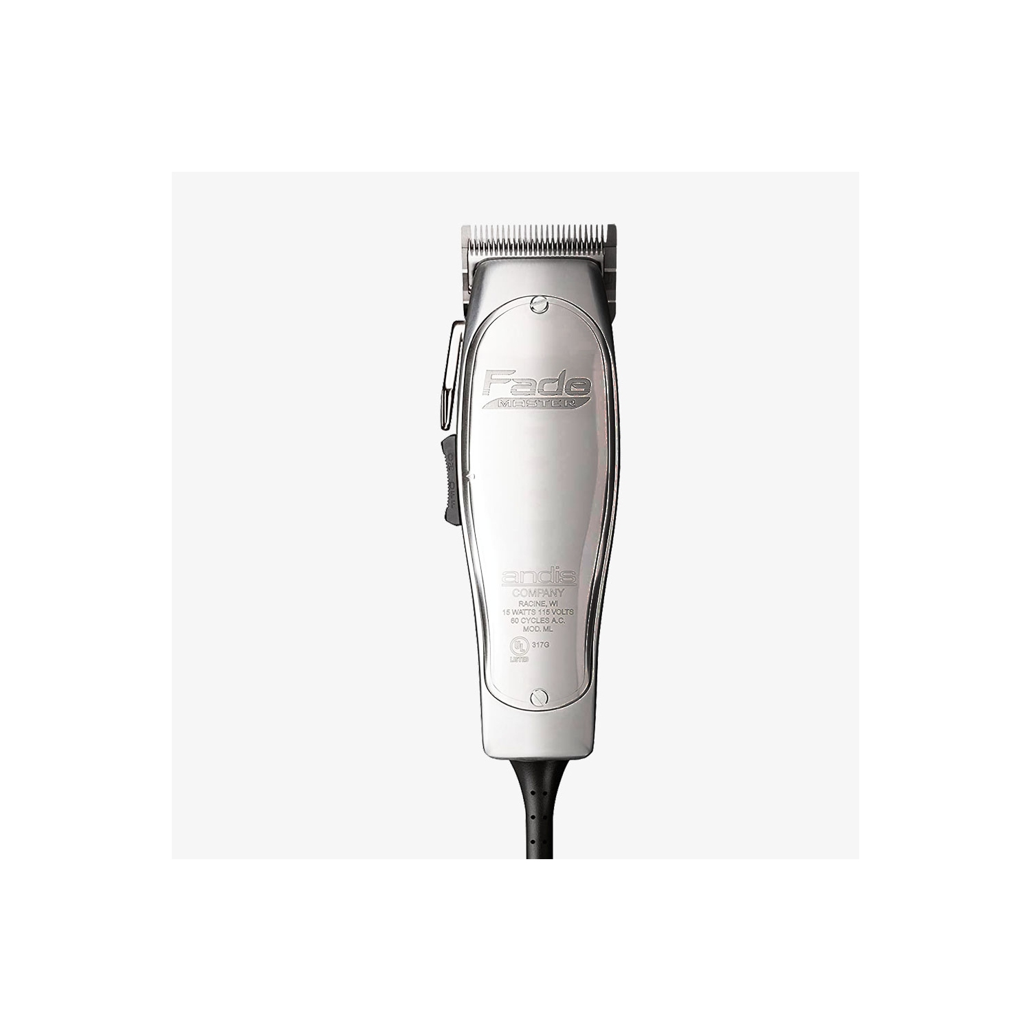 Andis 01690 Fade Master Hair Clipper with Andis 04710 T-Outliner Trimmer and Apron