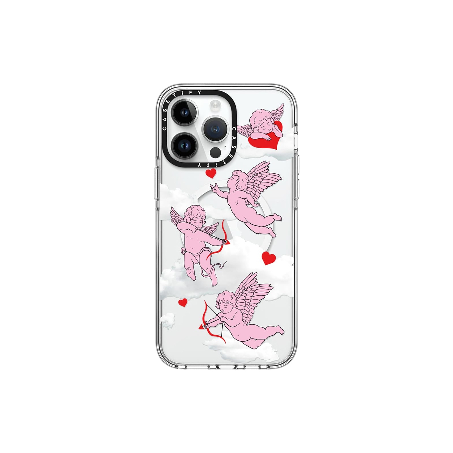 Casetify Impact Clear Case with MagSafe Cherubs for iPhone 14 Pro Max Cases CTF1438779916005131