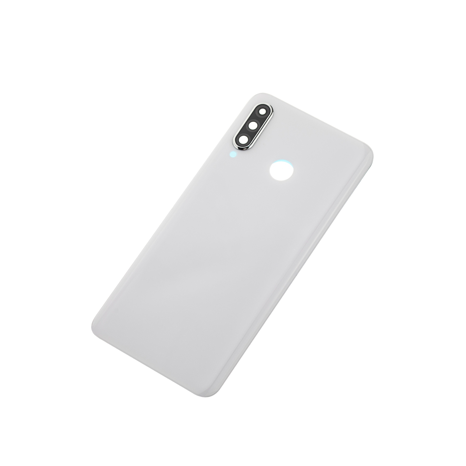 Replacement Back Cover With Camera Lens Compatible For Huawei P30 Lite / Nova 4E (Pearl White)