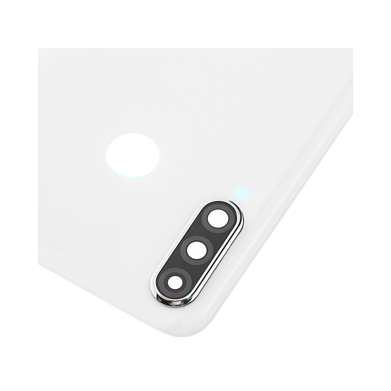 Replacement Back Cover With Camera Lens Compatible For Huawei P30 Lite / Nova 4E (Pearl White)