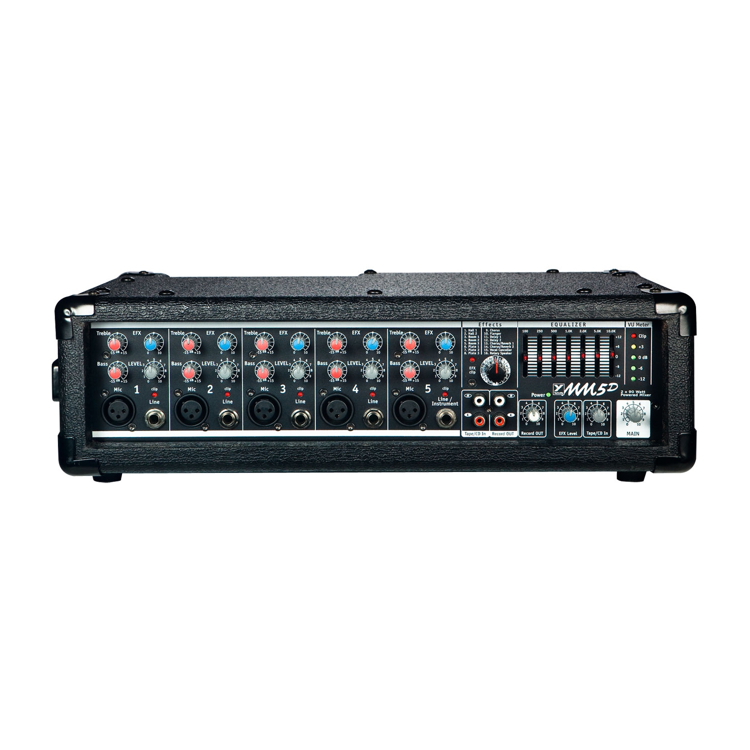 Yorkville Sound Micromix 5-Channel Dual-Powered Mixer With Effects