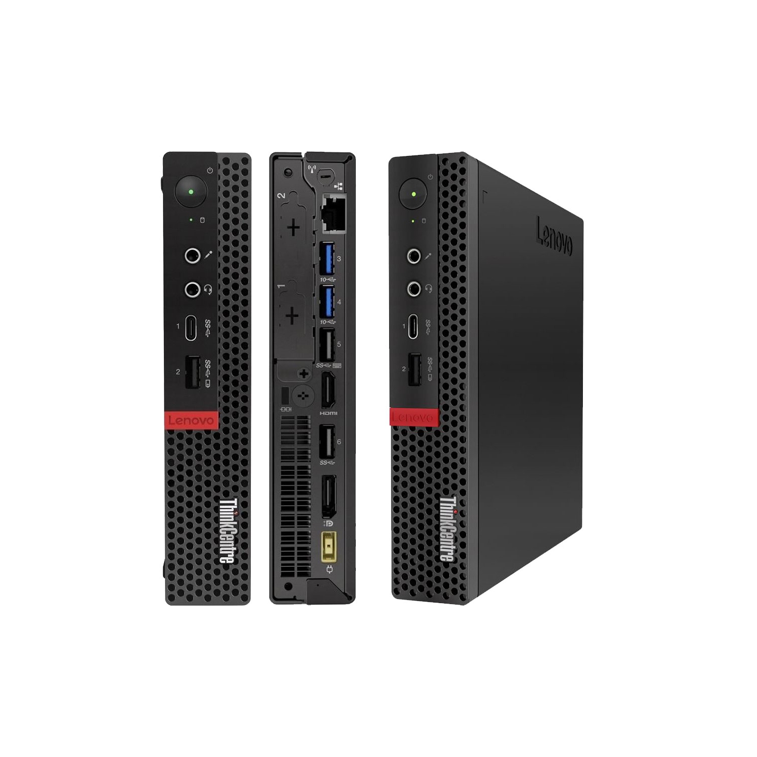 Refurbished Lenovo ThinkCentre M920q Tiny Desktop, Intel Core i5-8500T 2.1GHz, 16GB RAM, 512GB NVMe, Windows 11 Pro.