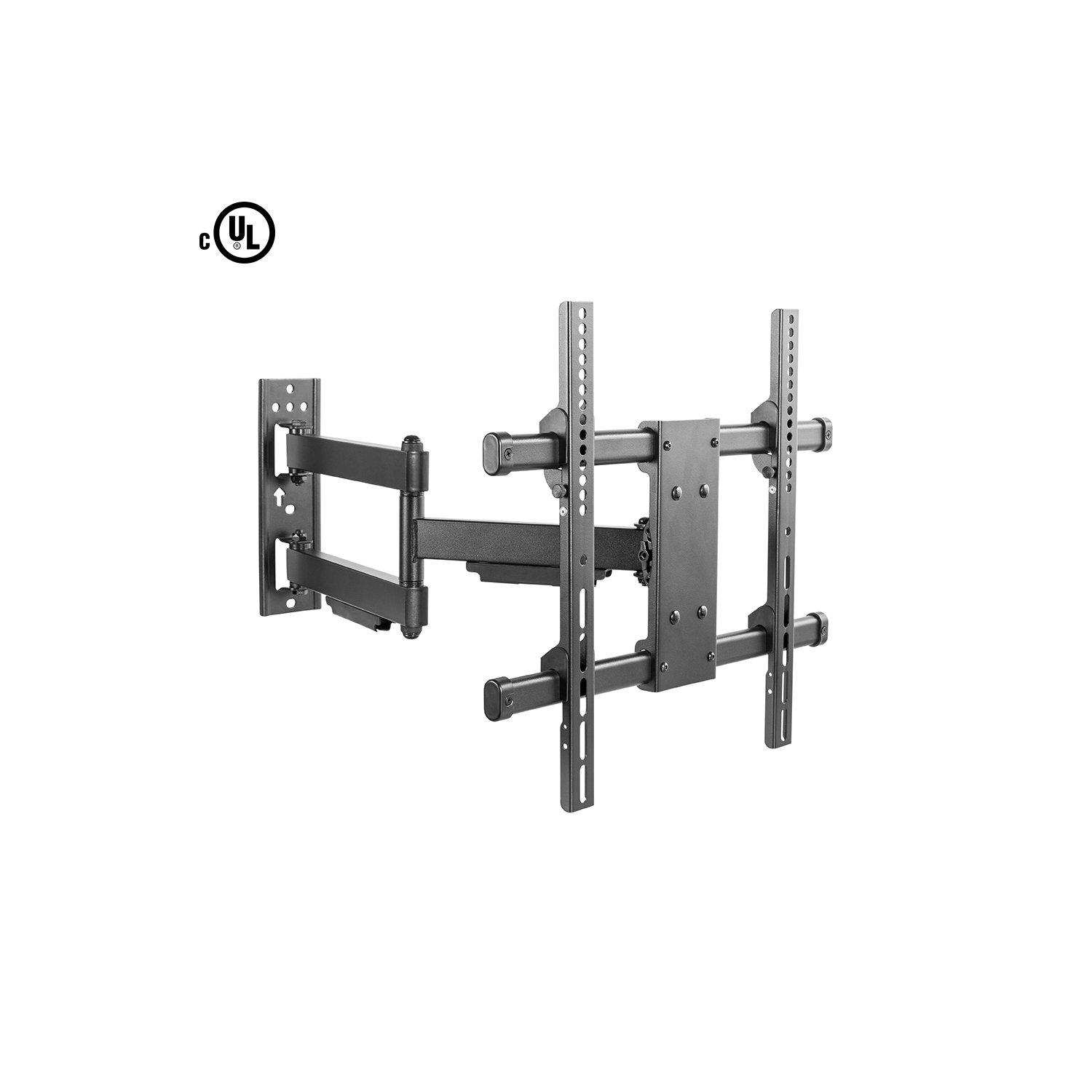 Support mural articulé HYFAI pour téléviseur ACL/DEL plat et courbé – convient aux tailles 32 à 55 po – VESA jusqu'à 400 x 400