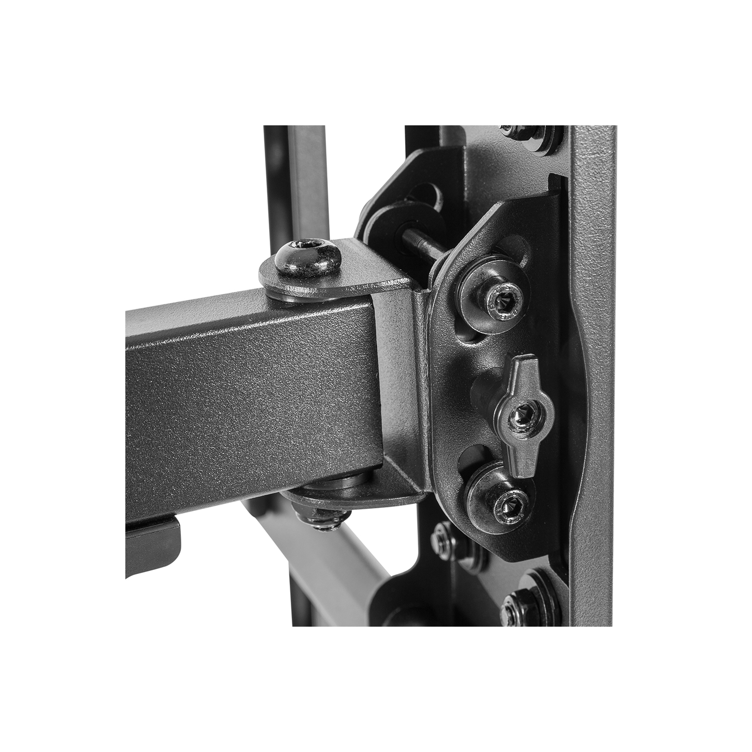 Support mural articulé HYFAI pour téléviseur ACL/DEL plat et courbé – convient aux tailles 32 à 55 po – VESA jusqu'à 400 x 400