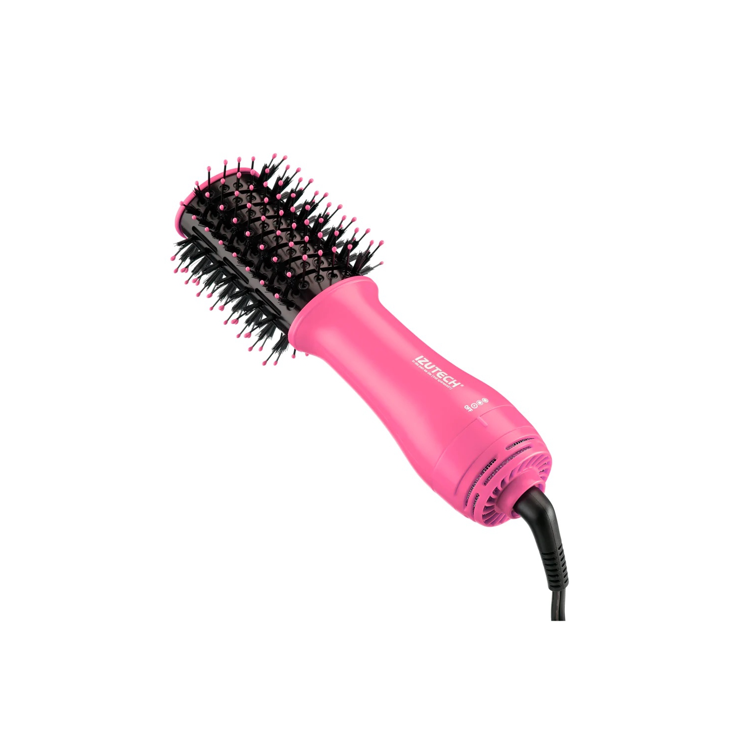 Izutech Pink Mini 2-in-1 Hair Dryer Brush
