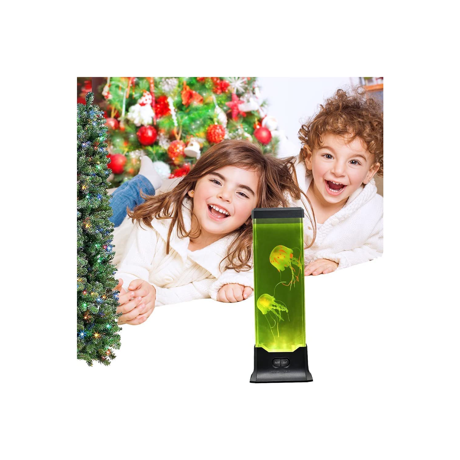 Lampe à lave de méduse, veilleuse pour enfants Design pour la maison, le bureau et la décoration de la pièce.