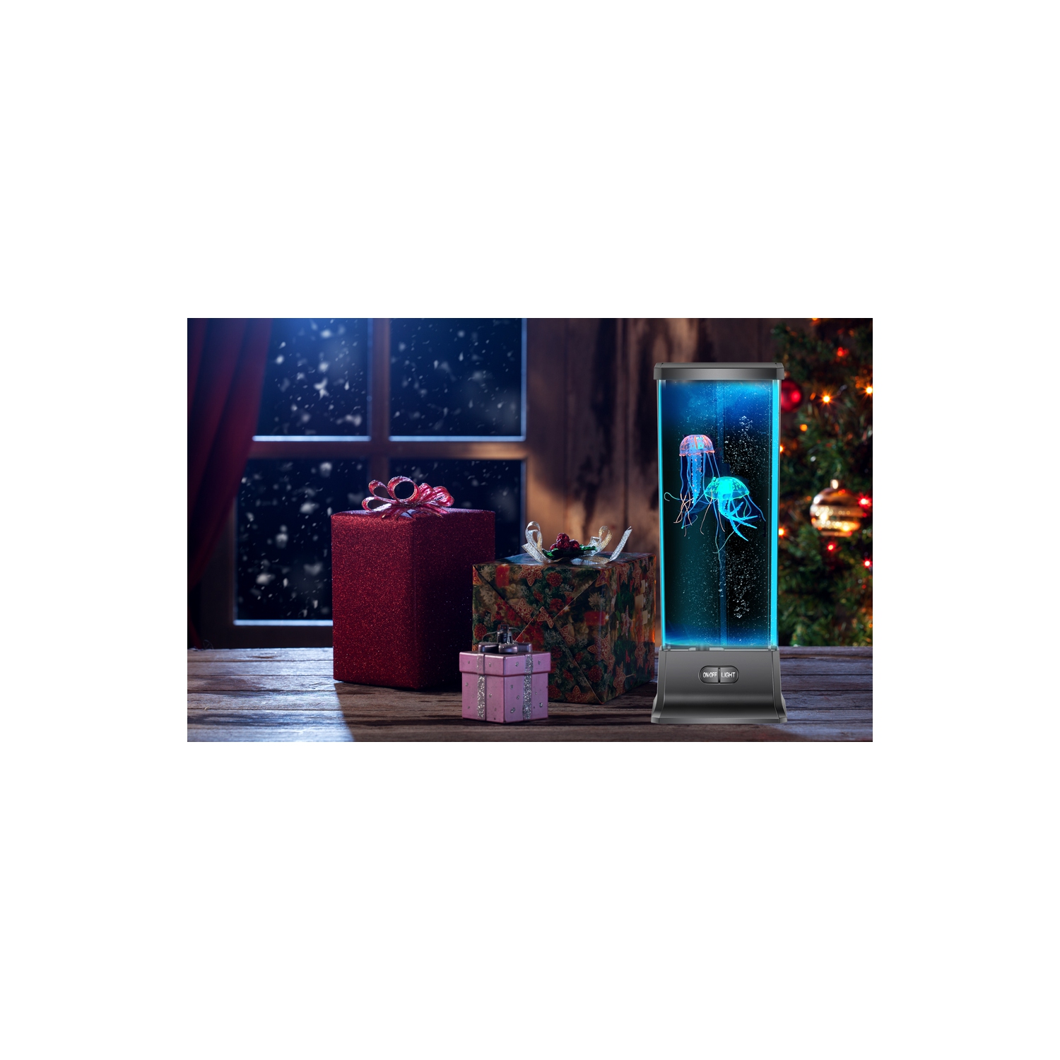 Lampe à lave de méduse, veilleuse pour enfants Design pour la maison, le bureau et la décoration de la pièce.