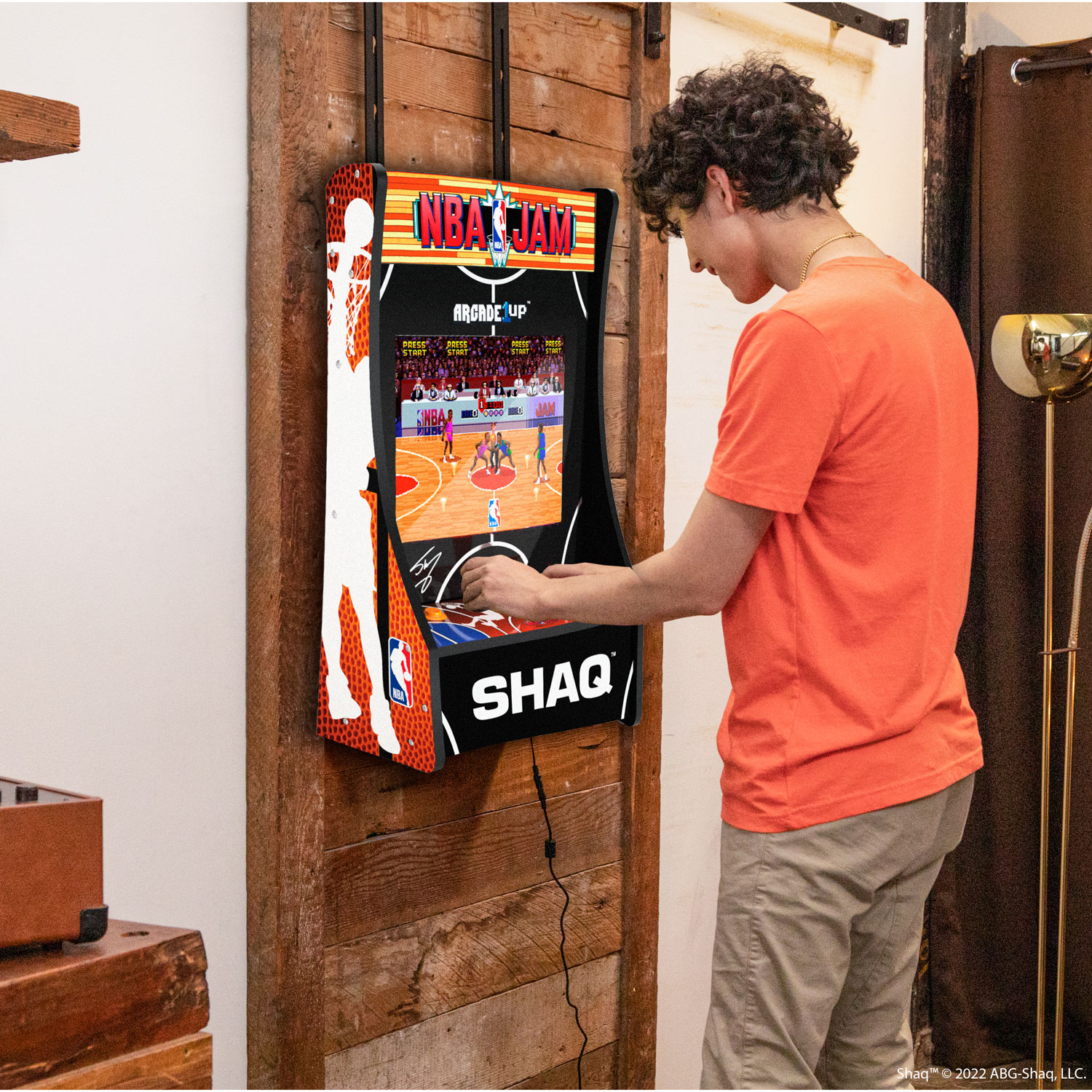 Arcade1Up NBA Jam Shaq Edition Partycade Arcade Machine