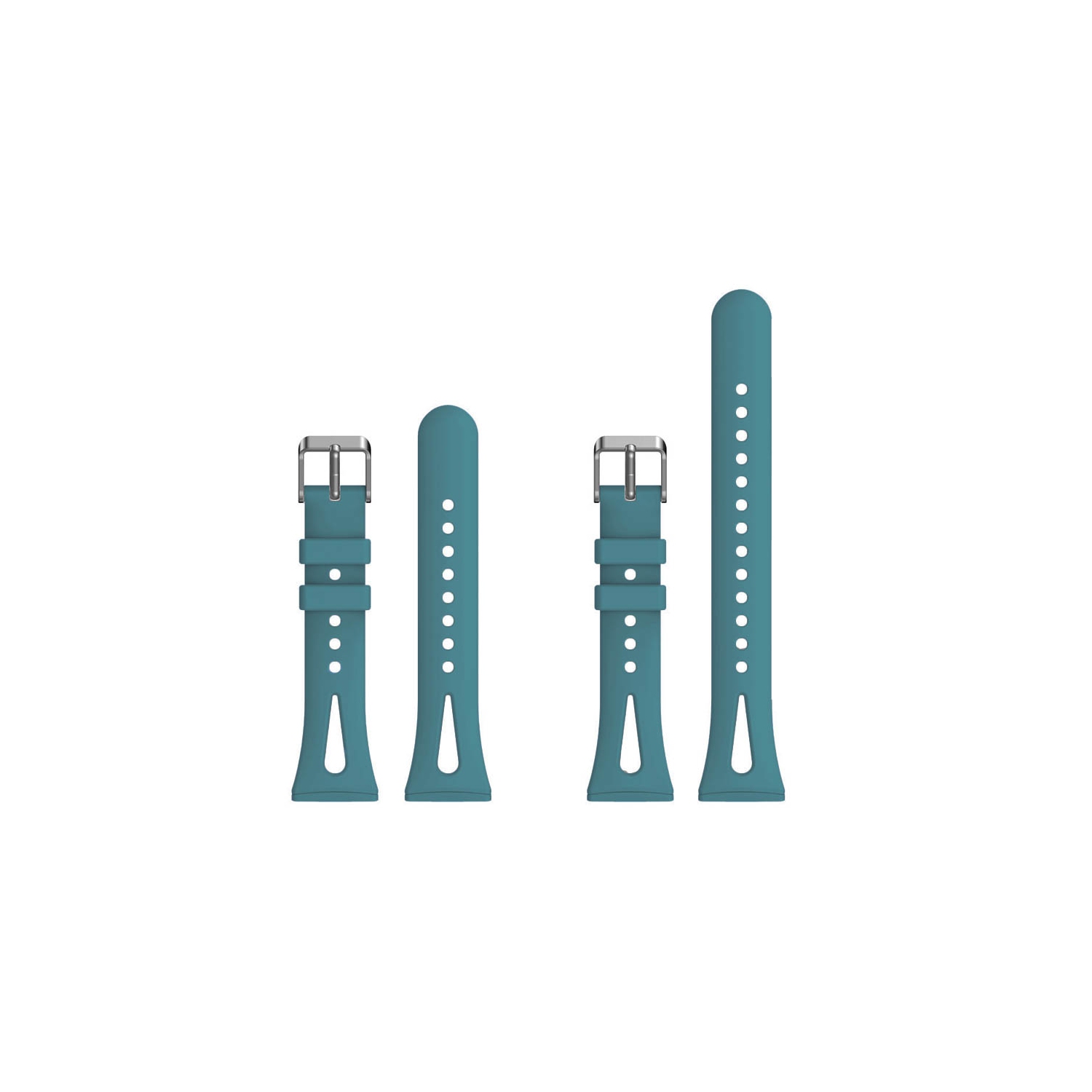 StrapsCo Bracelet sport ventilé pour Fitbit Sense 2 - Moyenne-Long - Sarcelle