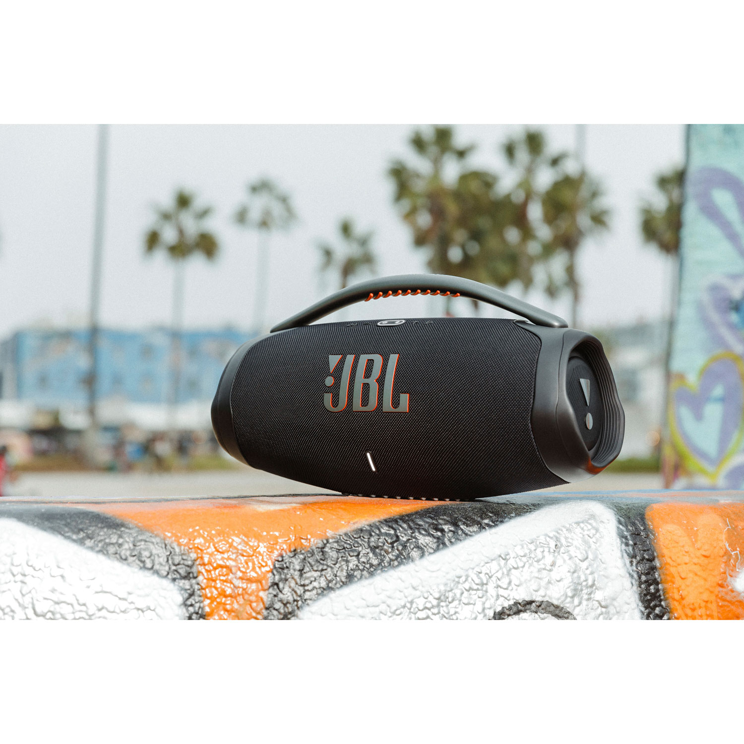 Haut-parleur sans fil Bluetooth étanche Boombox 3 de JBL - Noir