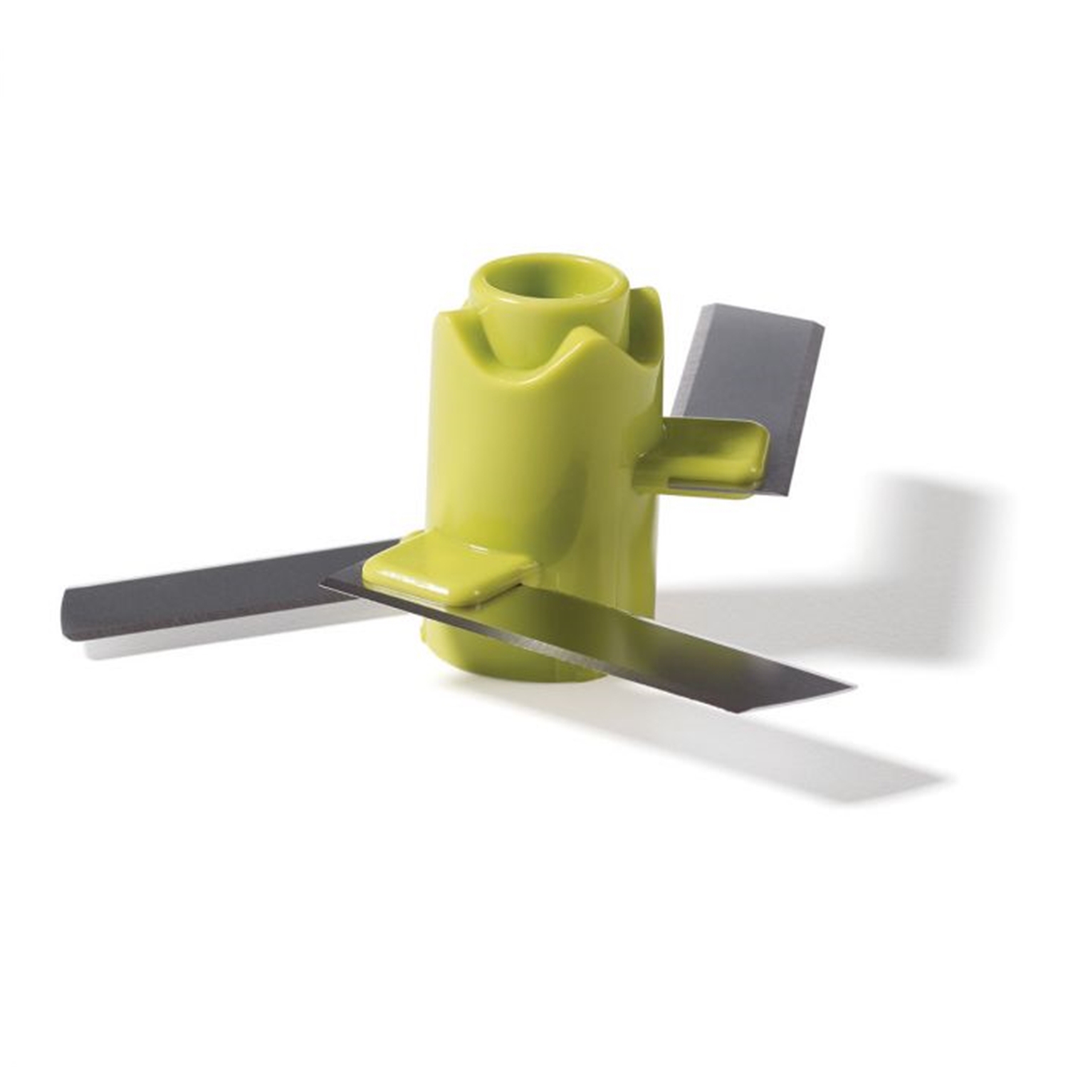 Starfrit - Hachoir à Base Rotative, 3 Lames en Acier Inoxydable, Vert