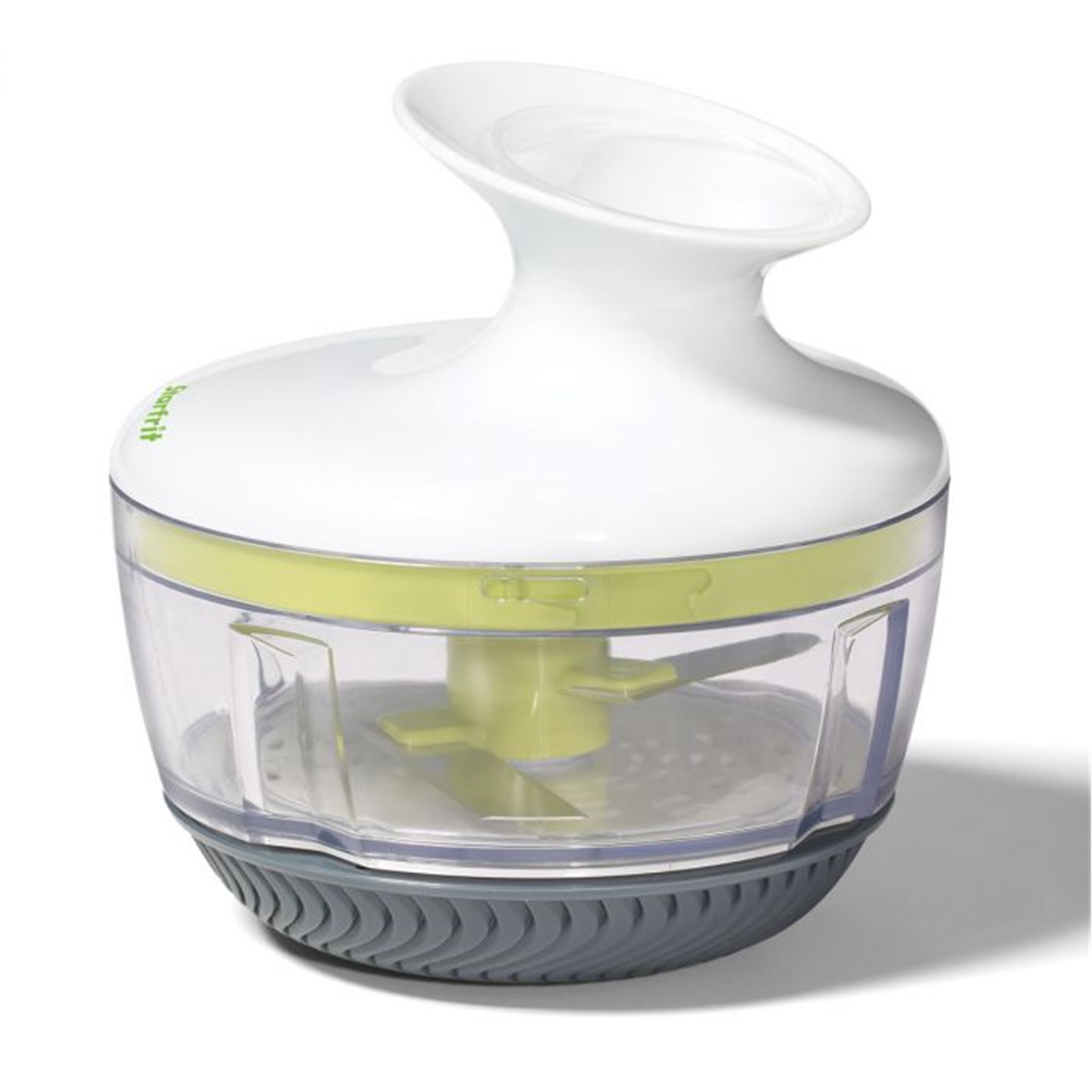 Starfrit - Hachoir à Base Rotative, 3 Lames en Acier Inoxydable, Vert