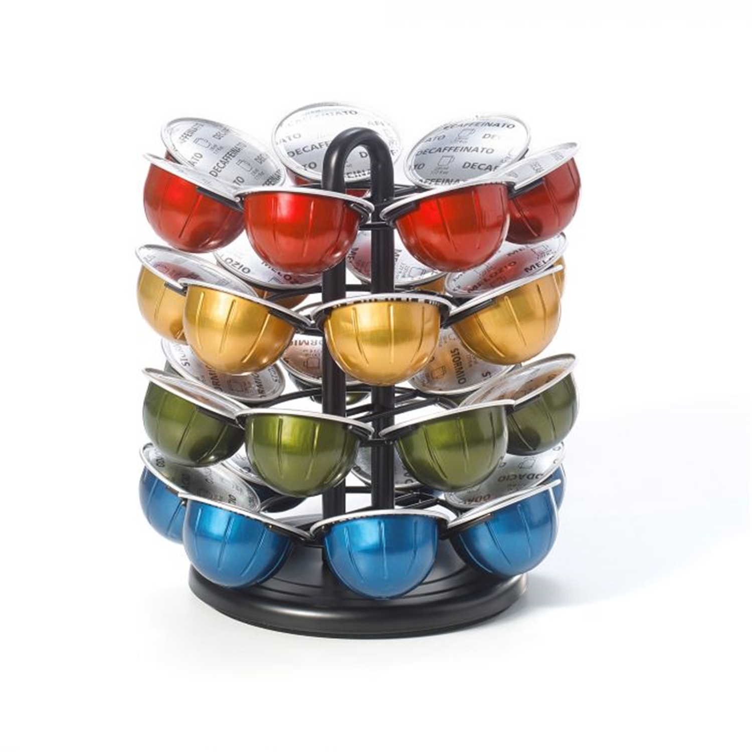 Starfrit - Nespresso Capsule Carousel, 28 Vertuo Capsule Capacity, Black