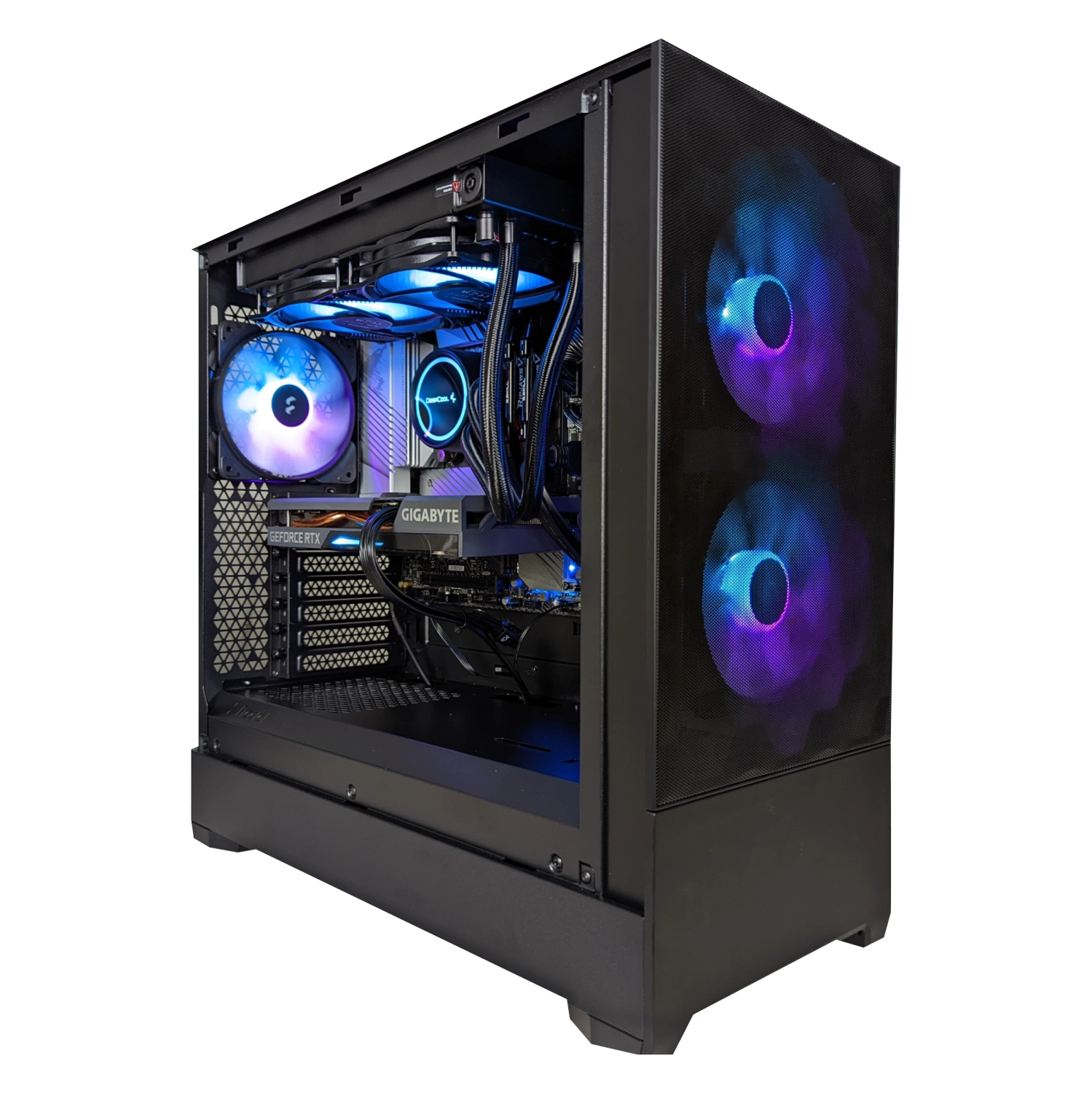 Quoted Tech Frontier Gaming Custom PC - Black - Competition AMD (AMD Ryzen 5 5600G, 500GB SSD, 16GB RAM, RX 6600, Windows 11)