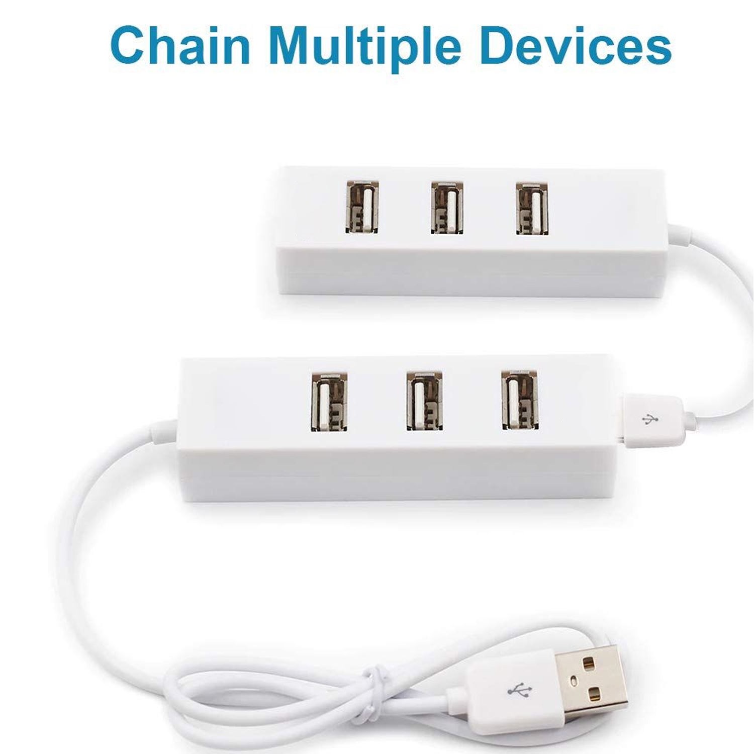 Concentrateur USB, concentrateur USB ultra-mince, répartiteur USB portatif à 4 ports pour PC, portable, clés USB et disque dur mobile