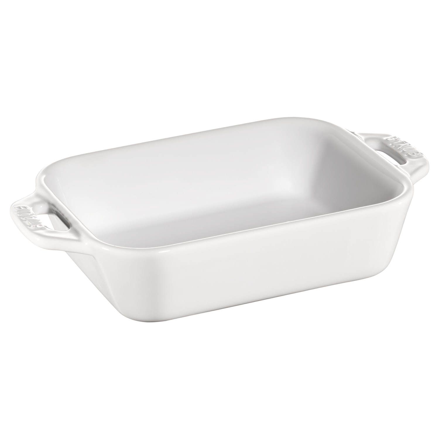 STAUB – Plat de cuisson rectangulaire en céramique Ceramique 400&nbsp;ml, blanc