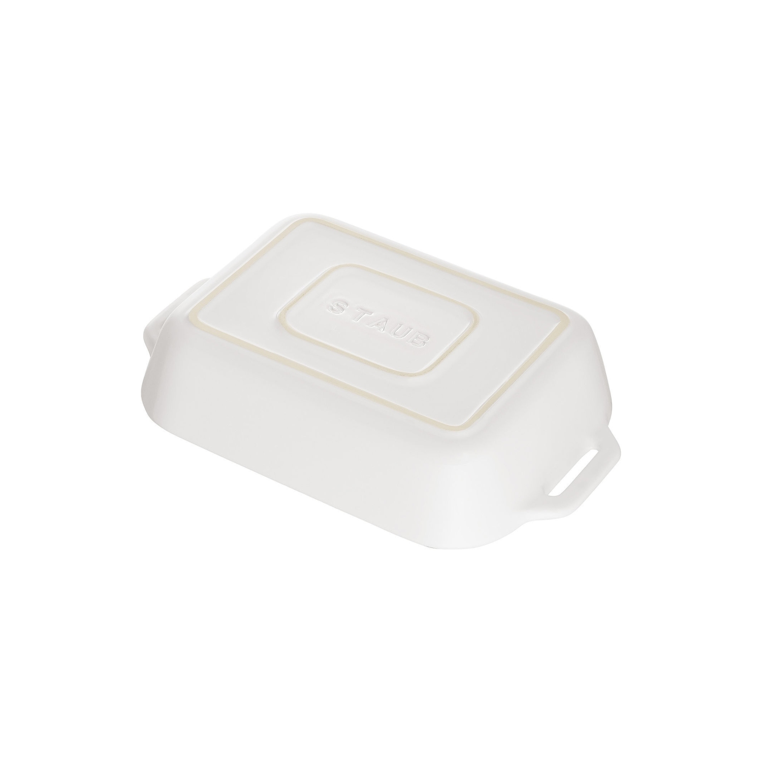 STAUB – Plat de cuisson rectangulaire en céramique Ceramique 400&nbsp;ml, blanc