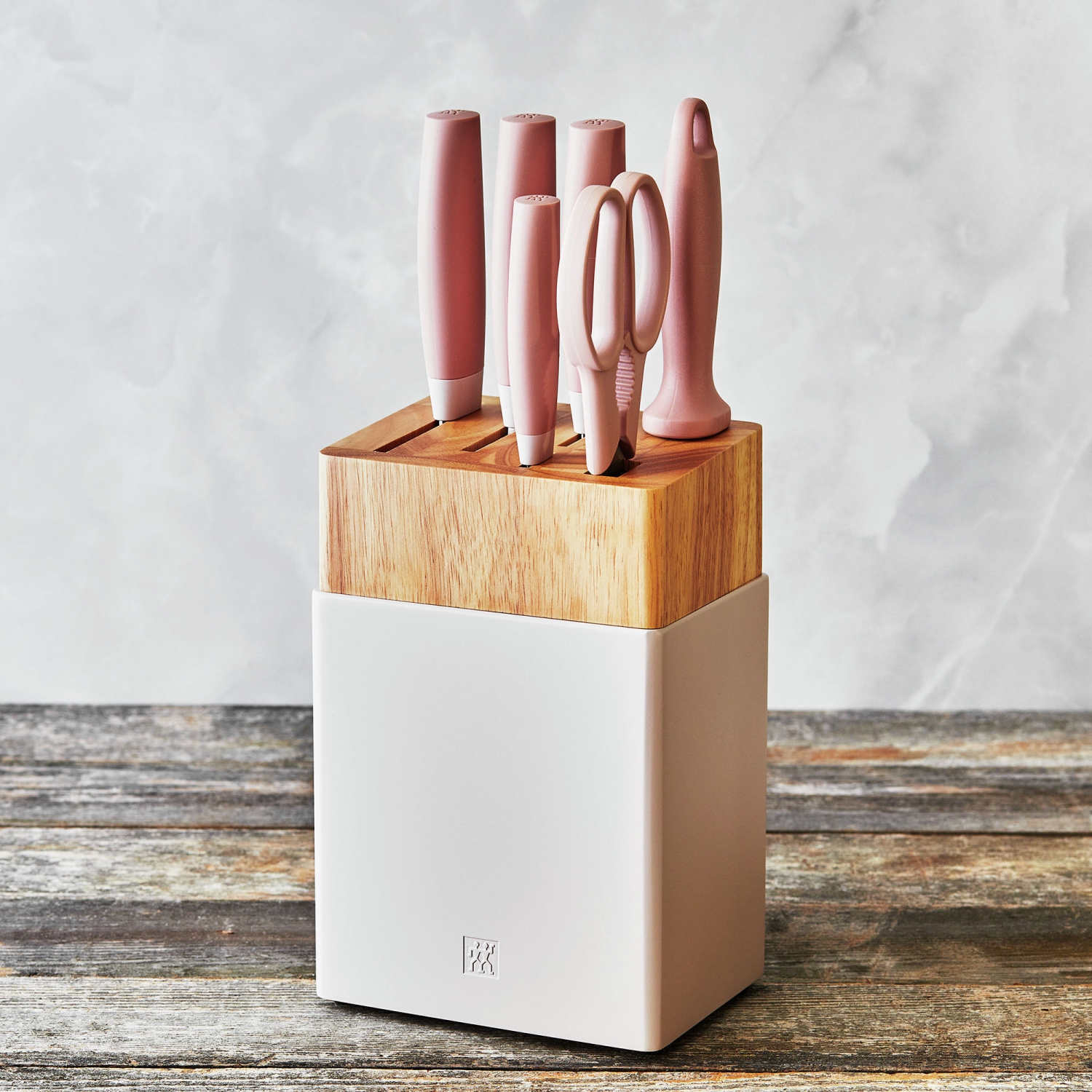 ZWILLING Now S 7 Piece Knife Block Set, Pink