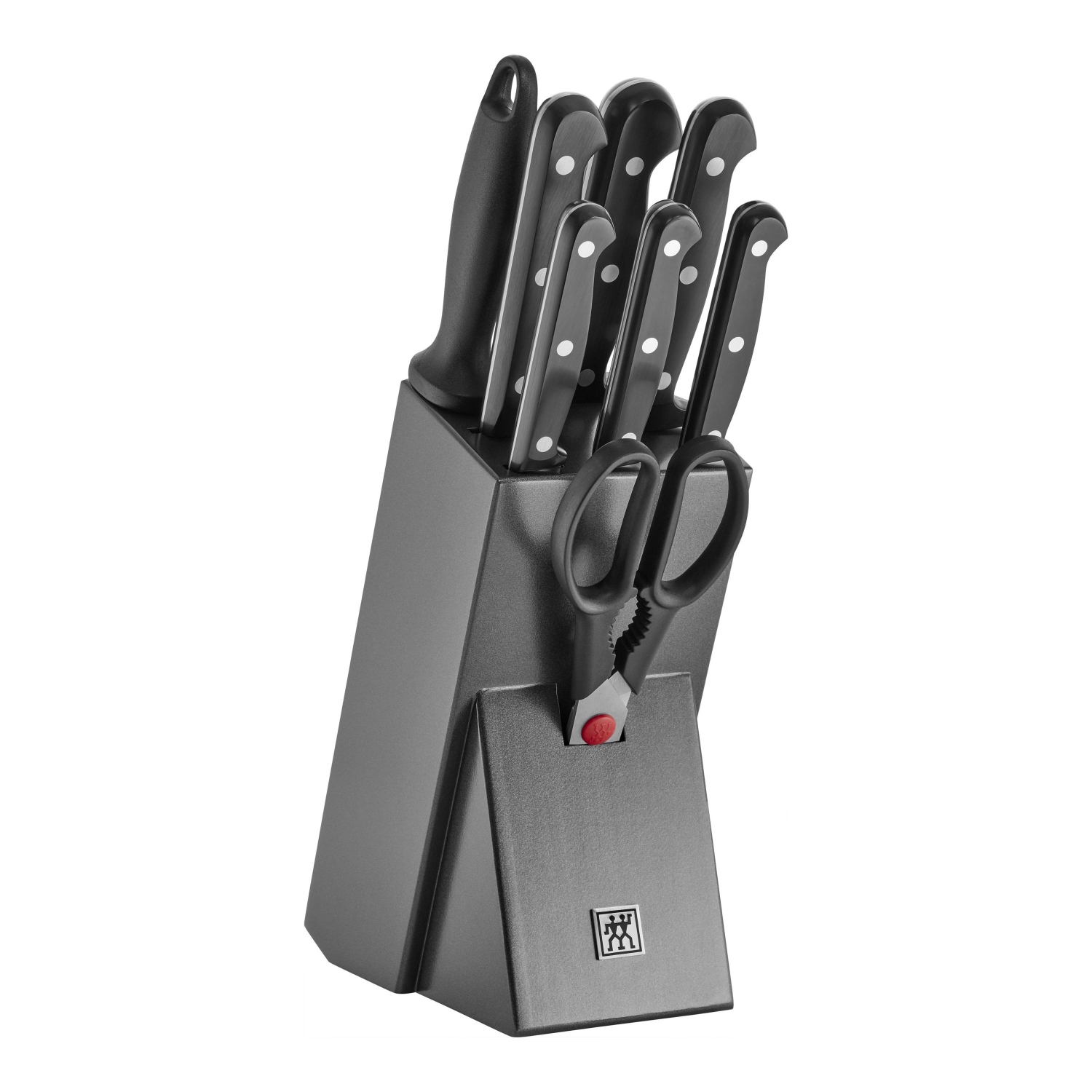 ZWILLING TWIN Chef 2 9 Piece Knife Block Set, Anthracite
