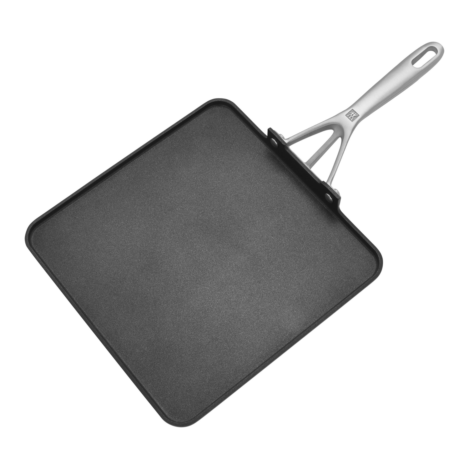 ZWILLING – Poêle à griller carrée en aluminium Motion 28&nbsp;cm/11&nbsp;po, noir