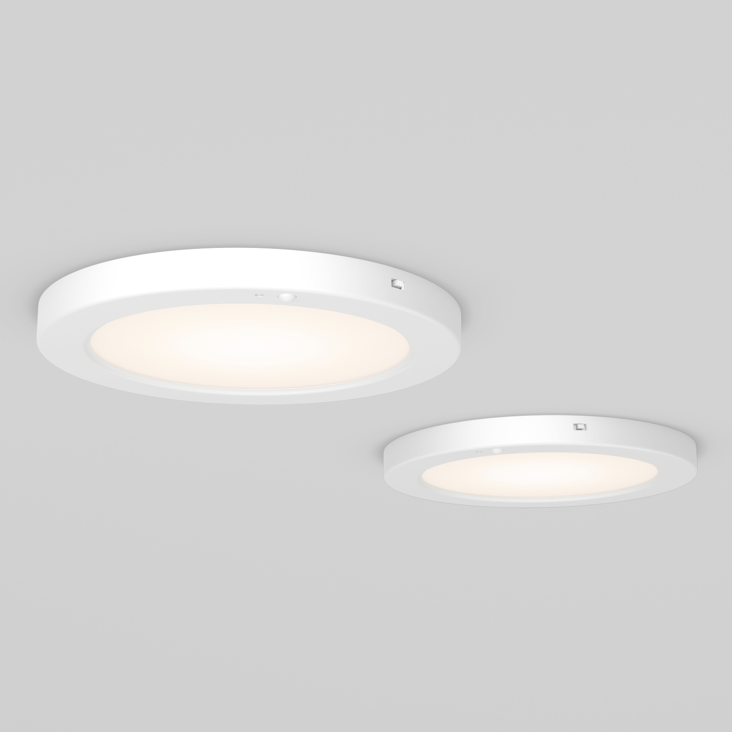 Artika 8" Diameter Ceiling Mount Closet Light LED Motion Sensor Light - Dual Pack, White