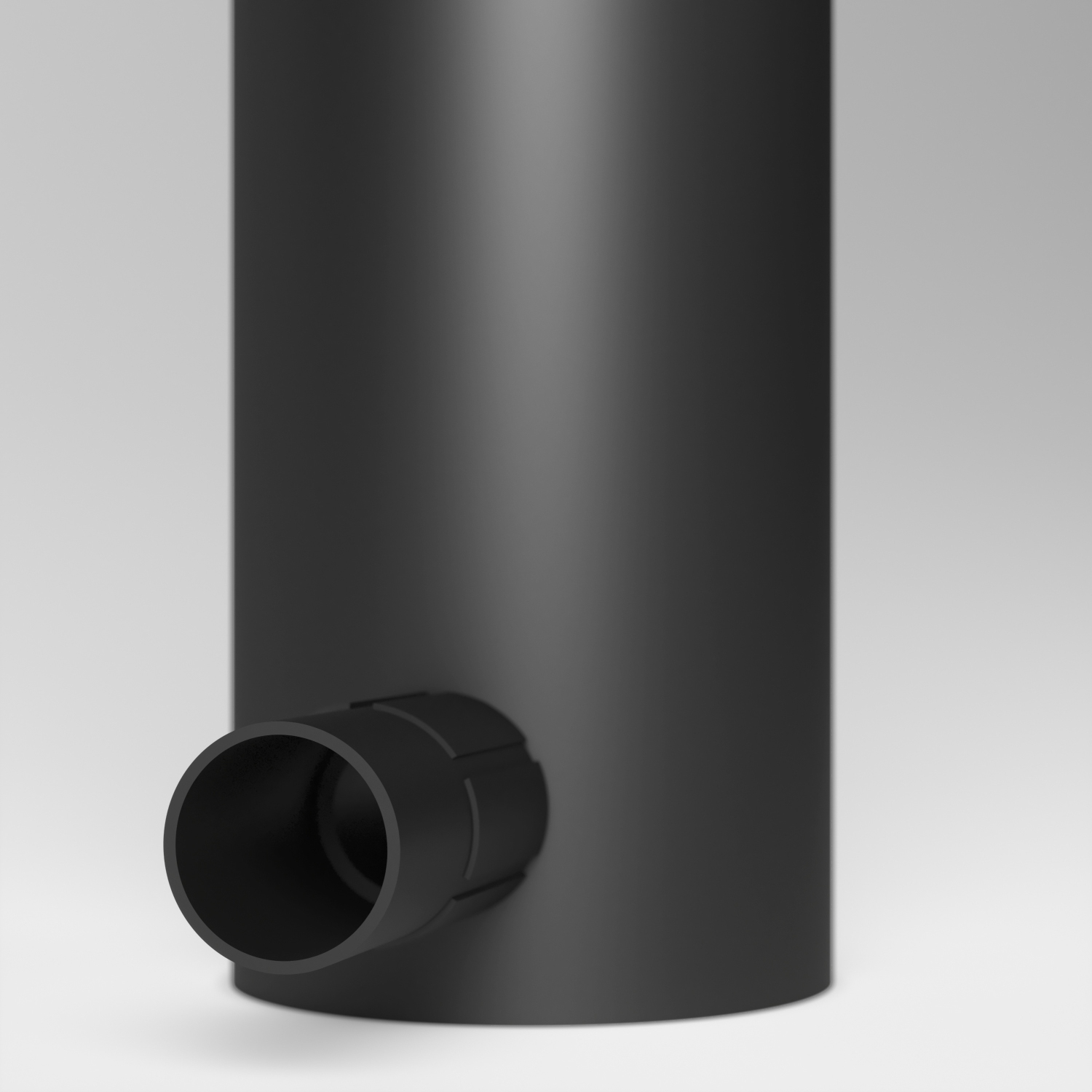 Artika Dark Sky Modern Bollard Pathway Light, Black