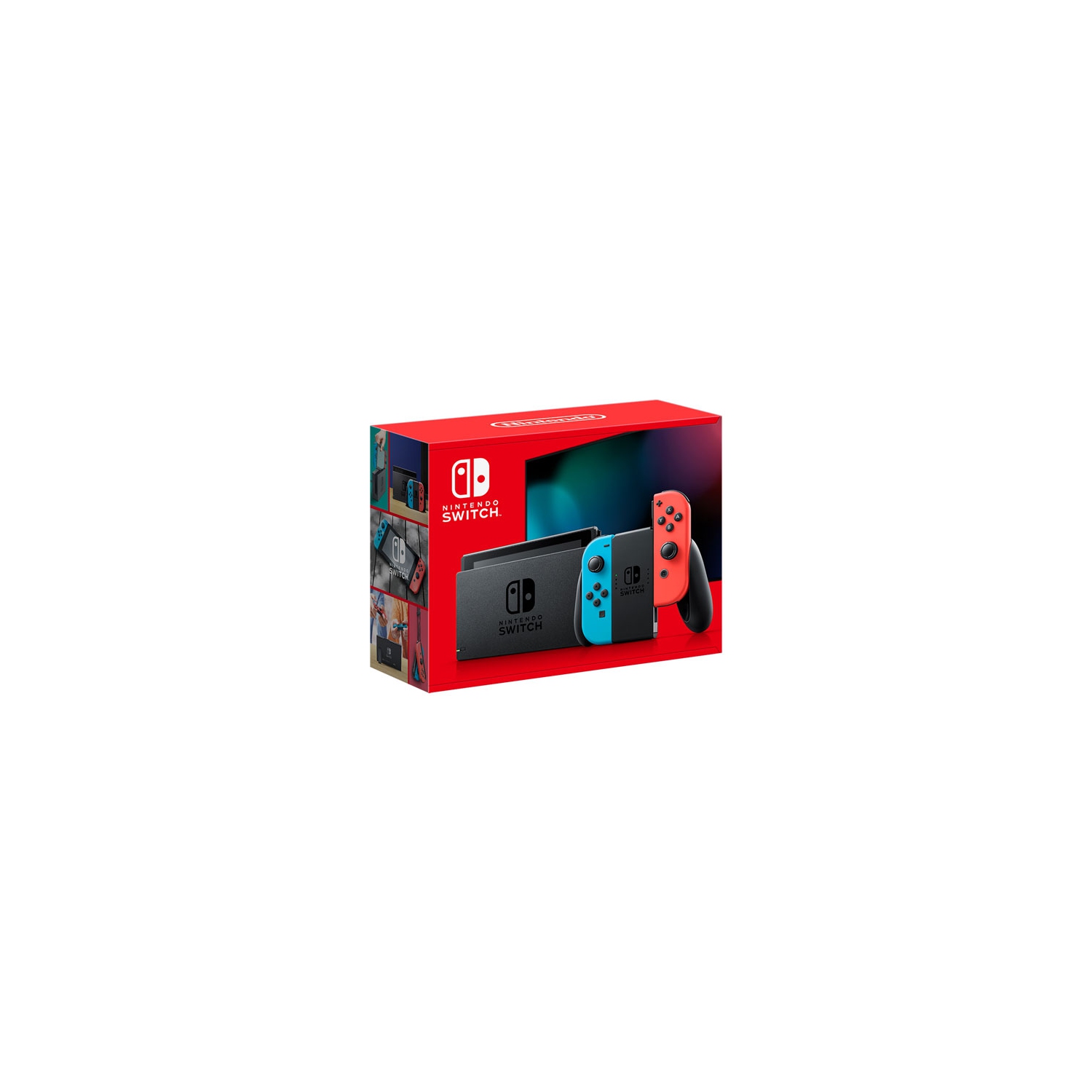 Open Box - Nintendo Switch Console with Neon Red/Blue Joy-Con