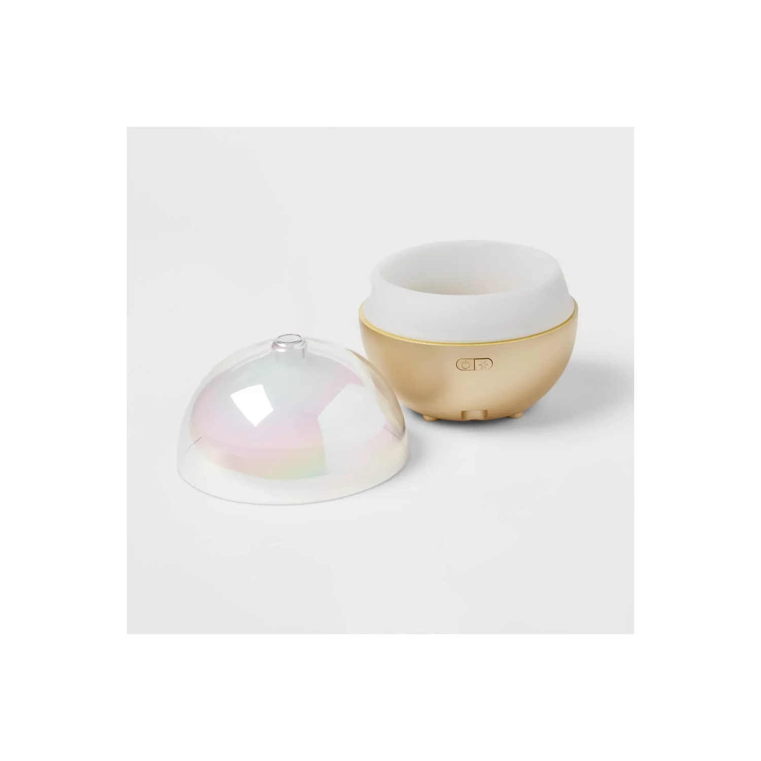 Diffuseur d’huile à couleurs changeantes, 300 ml, blanc/doré - Opalhouse