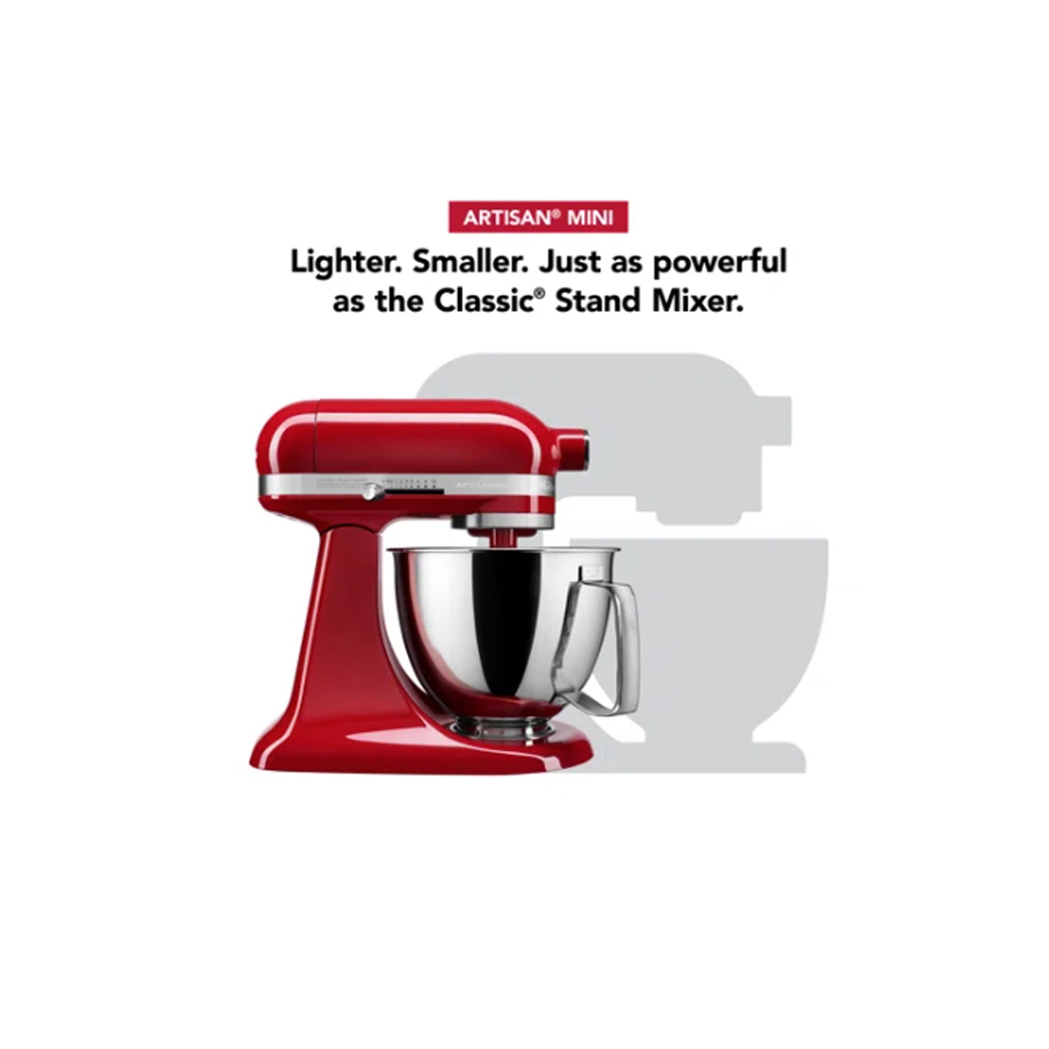 Empire Red Artisan® Mini 3.5 Quart Tilt-Head Stand Mixer KSM3316XER