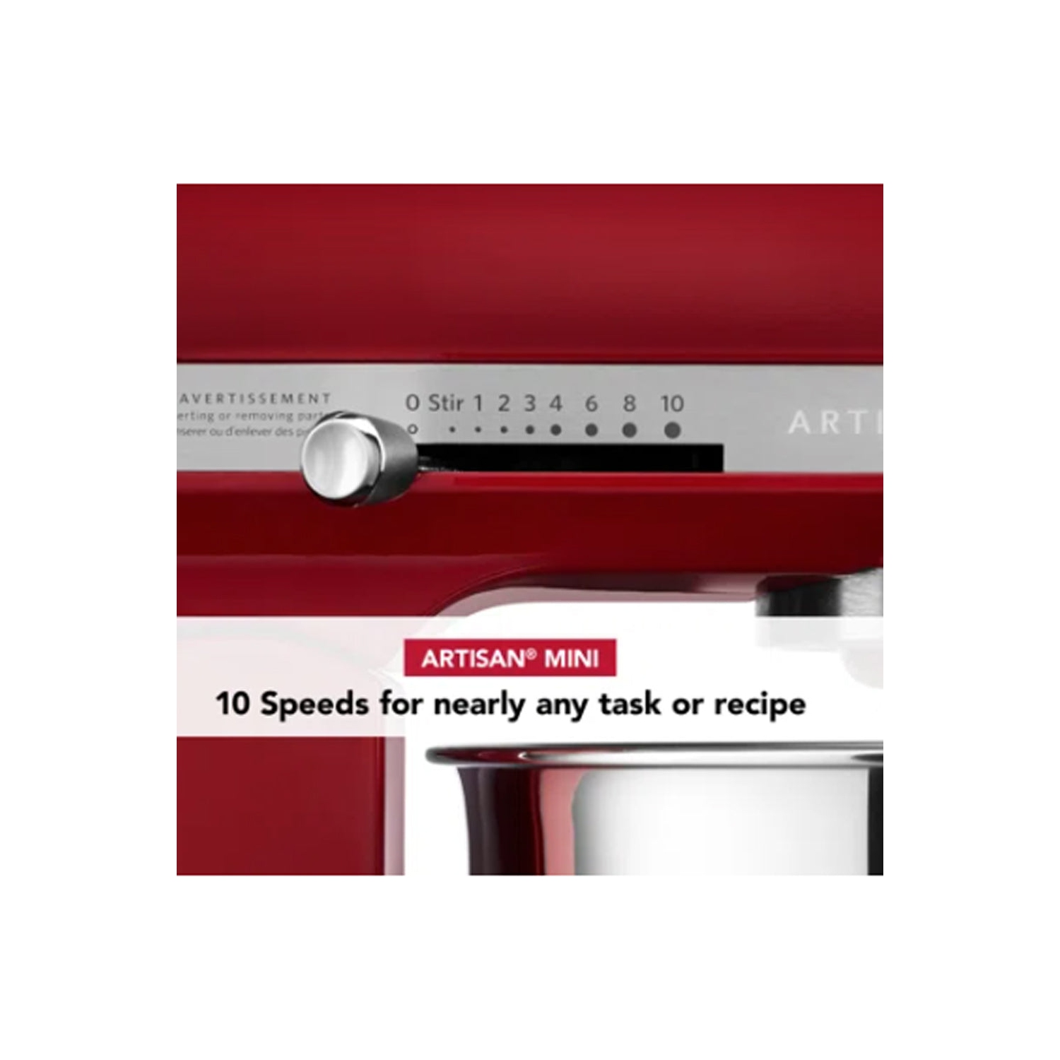 Empire Red Artisan® Mini 3.5 Quart Tilt-Head Stand Mixer KSM3316XER