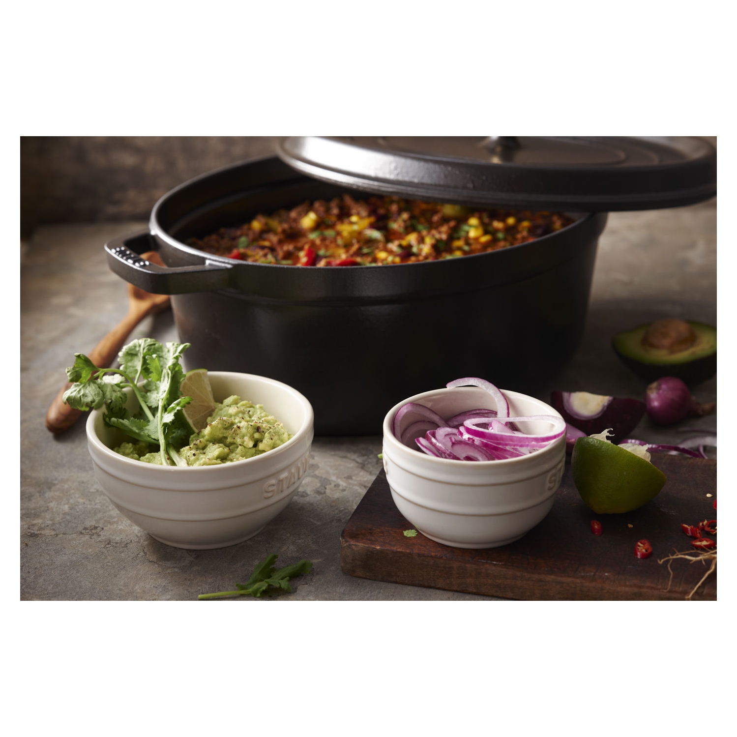 STAUB La Cocotte 12 L Cast Iron Oval Cocotte, Black