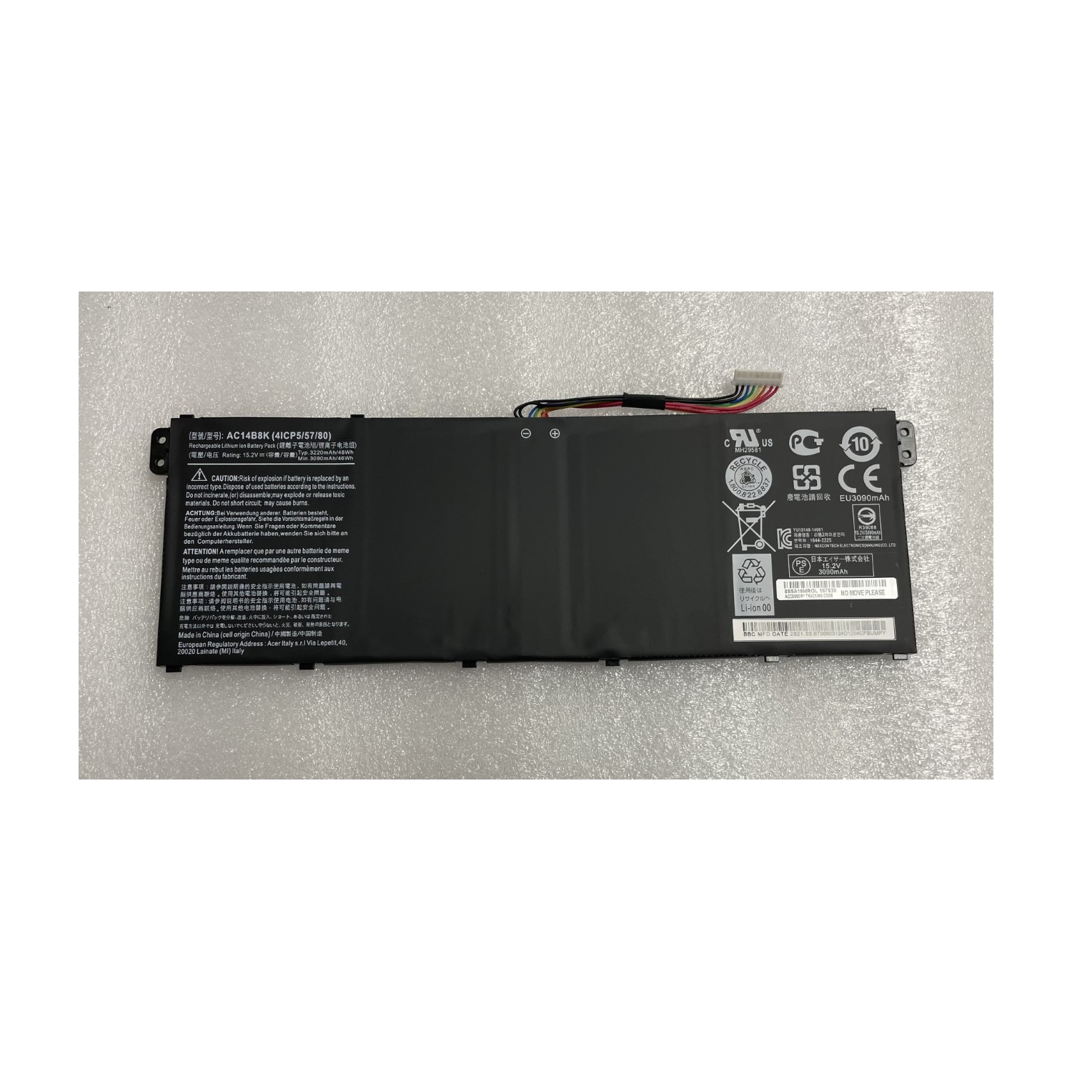 New Compatible Acer Swift 3 SF314-51 SF314-52 SF314-52G SF314-53 SF314-53G Battery 48Wh