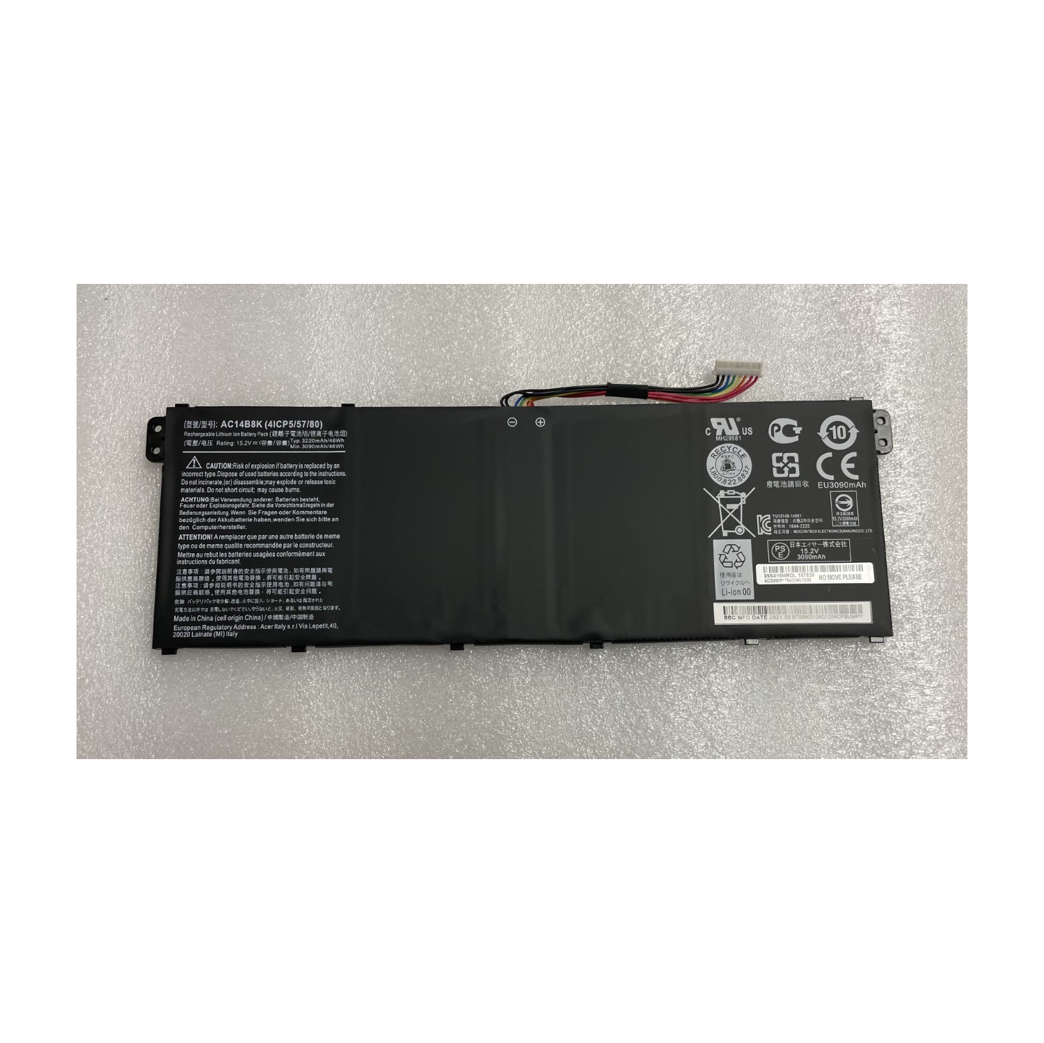 New Compatible Acer Predator Helios 300 G3-571 G3-572 PH315-51 PH317-51 PH317-52 Battery 48Wh
