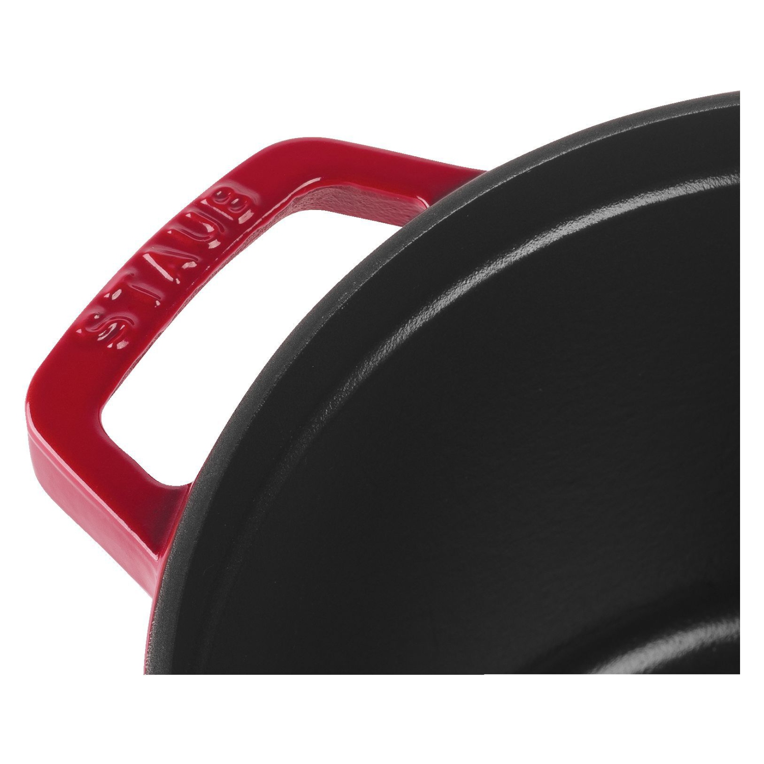 STAUB – grande cocotte ronde en fonte la cotte, 4,75 L, cerisier