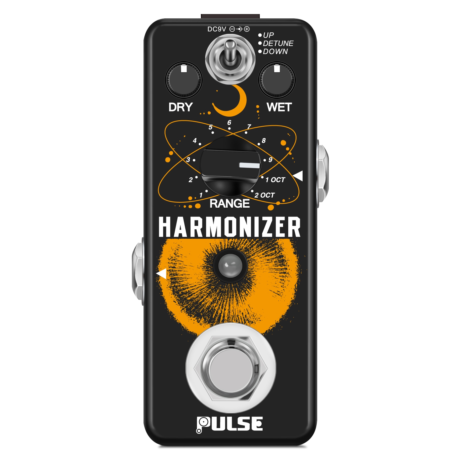 Pulse Technology Harmonizer PT-37 Pitch Shifter Guitar Effect Pedal Many Modes