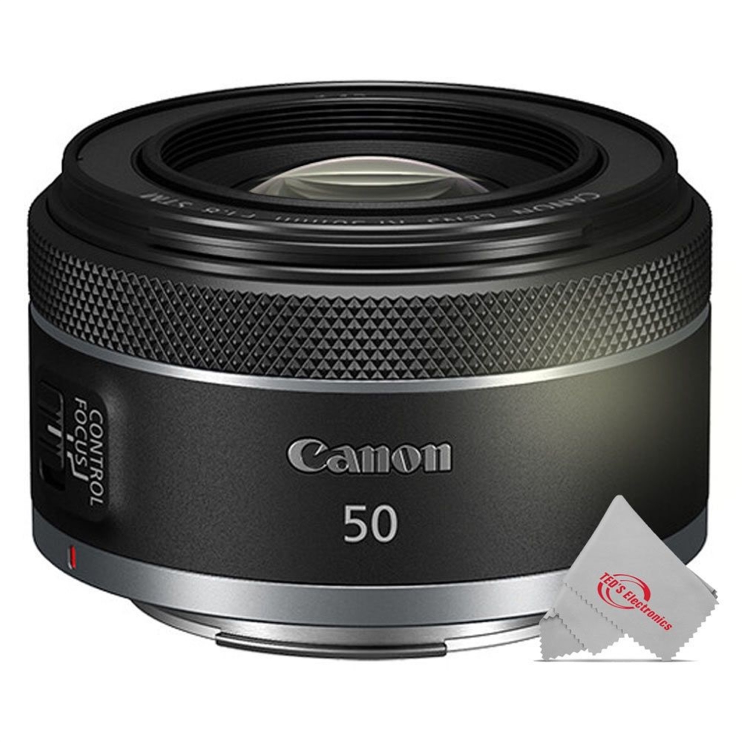 Canon RF 50mm f/1.8 STM Lens + UV Filter + Professional Cleaning Kit