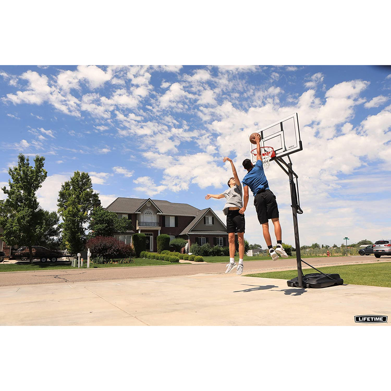 Panier de basketball portatif ajustable de 54 po Lifetime