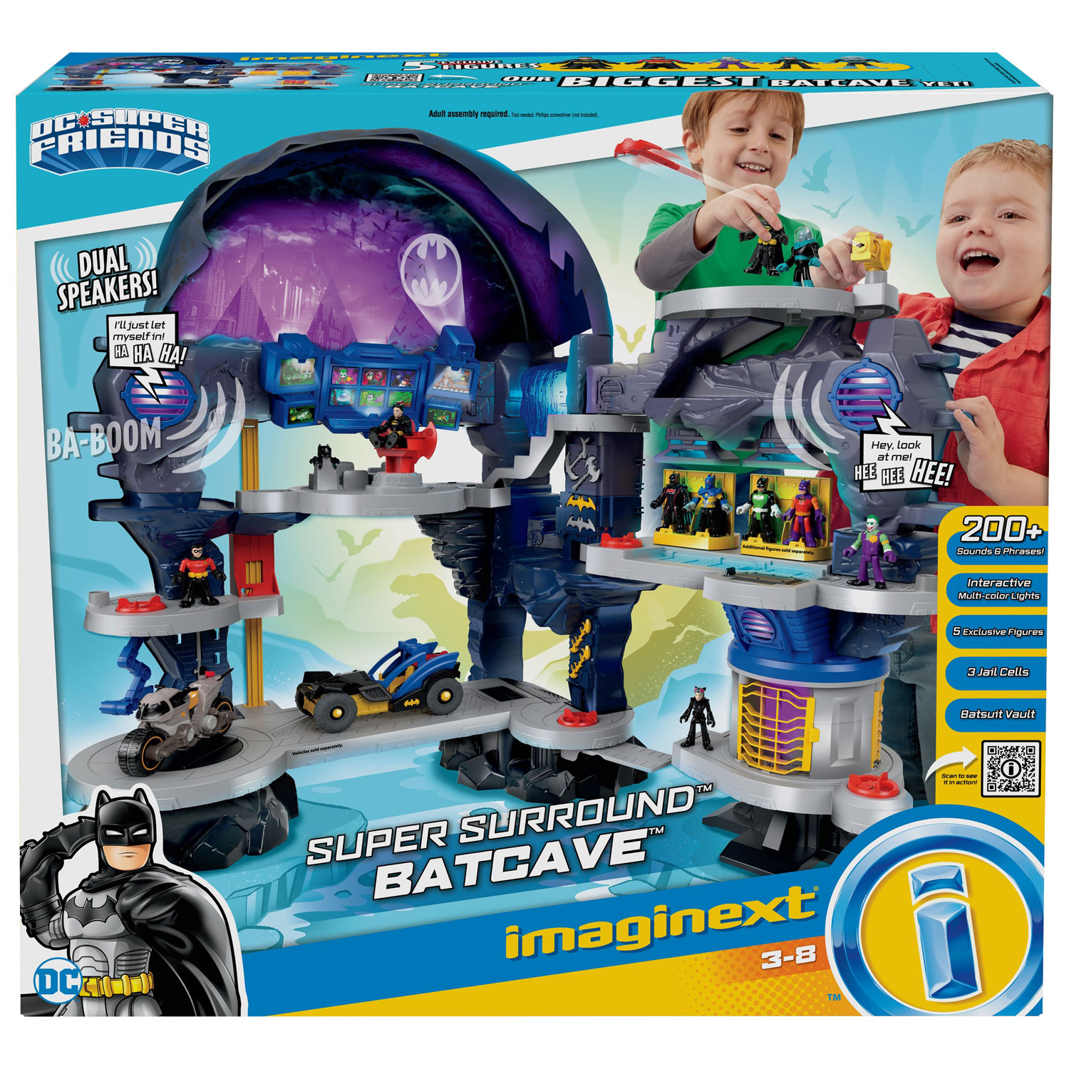 Mattel Imaginext DC Super Friends Super Surround Batcave