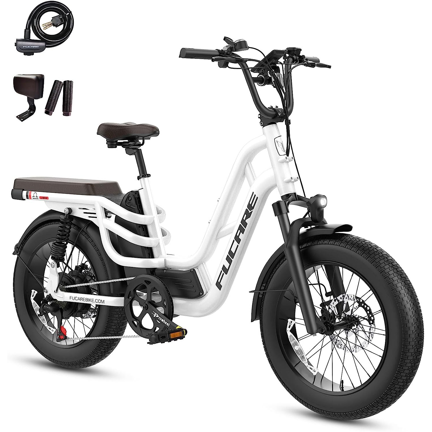 Libra Electric Bike with up tp 96 km battery life-Yellow Color- All Terrain-Fat Tire 20"4.0 -750W 15Ah 31Mph 48V LG Removable Battery