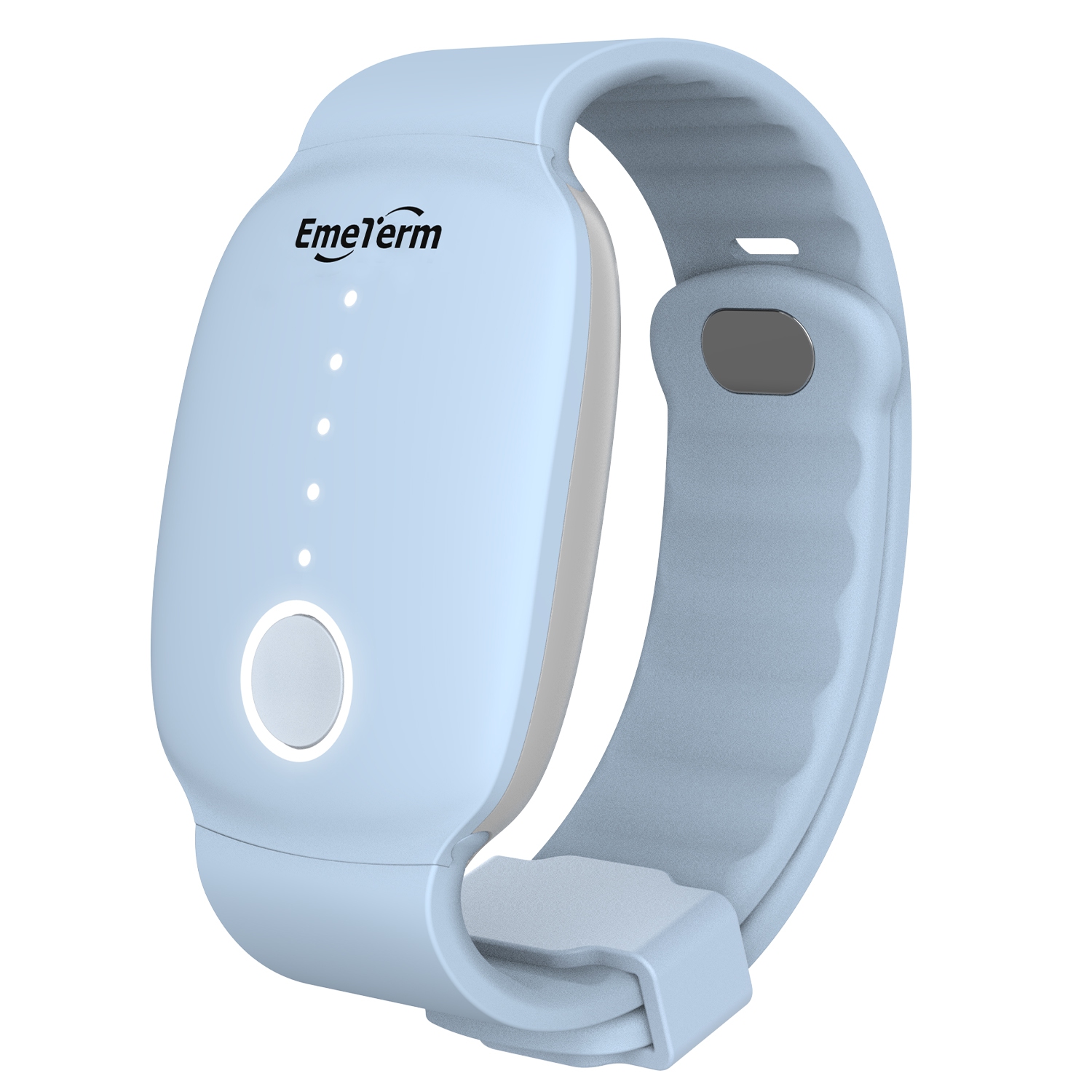 EmeTerm Fashion Relieve Nausea Electrode Stimulator Morning Sickness Motion Travel Sickness Vomit Relief Rechargeable No Gel Drug Free Wrist Bands
