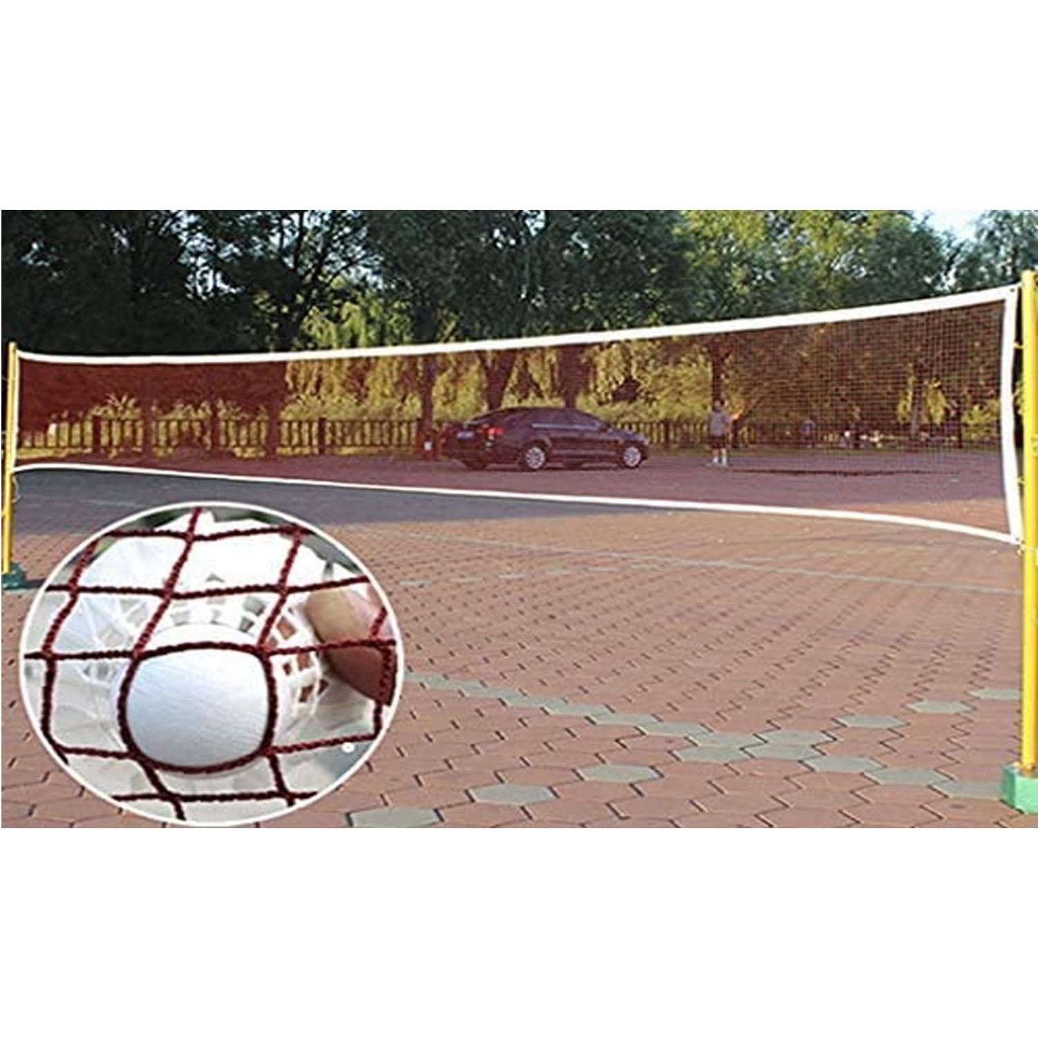 Badminton Net Multi Sport Indoor or Outdoor Net for Playing Pickleball, Kids Volleyball, Soccer Tennis, Lawn Tennis - Easy and Fast Assembly