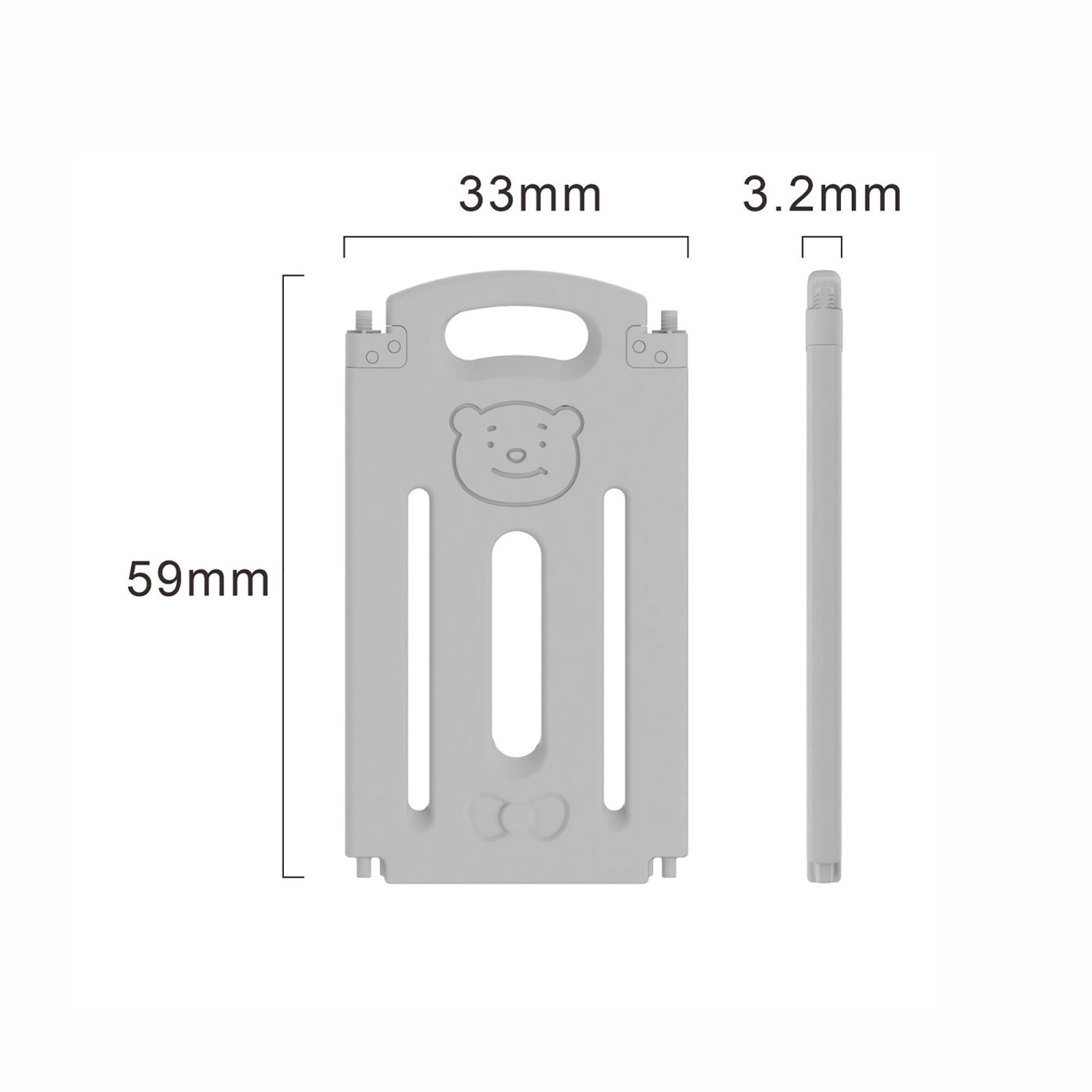 Additional Extra Panel ONLY for Foldable Baby Playpen of LIVINGbasics (Extra 2 Panel）