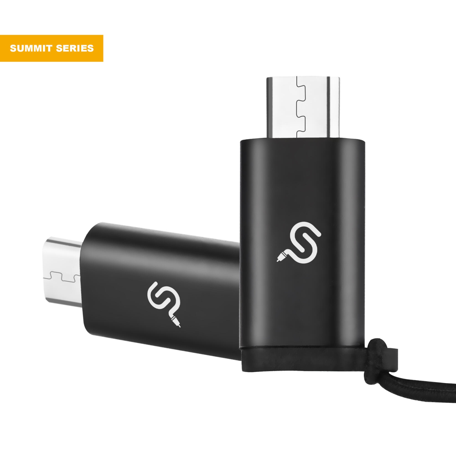 2 pcs Summit Series USB C 2.0 to Micro USB Adapter Type C Female to Micro B Male Converter- PrimeCables