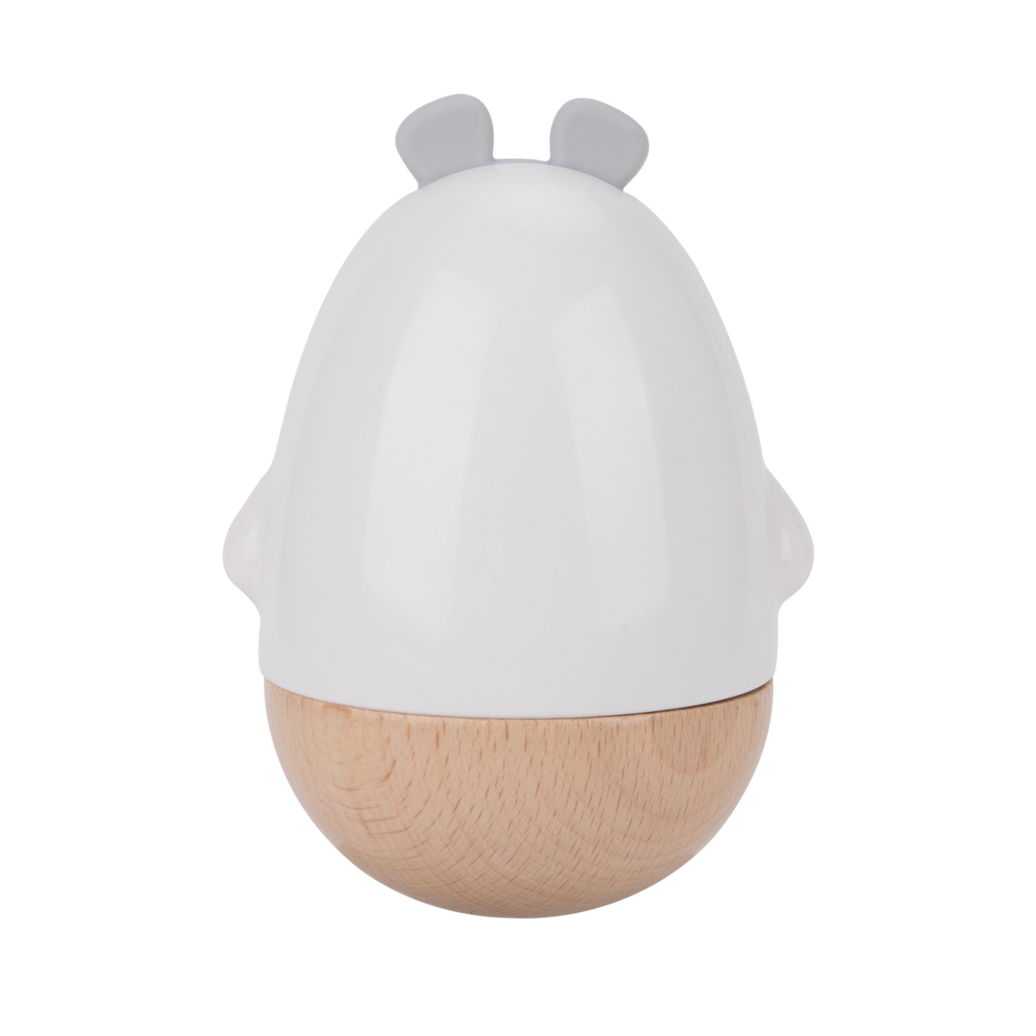 TOOKYLAND Bear Wind-Up Musical Wobbler - Roly Poly Tumbler Toy, Ages 12m+