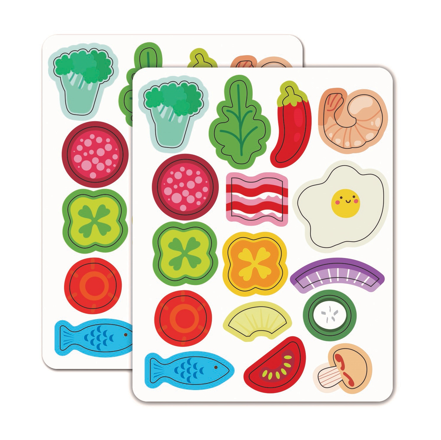 TOOKYLAND Ensemble de Jeu Four à Pizza - 39pcs - Jouet de Cuisine avec Faux Aliments, 3 Ans +