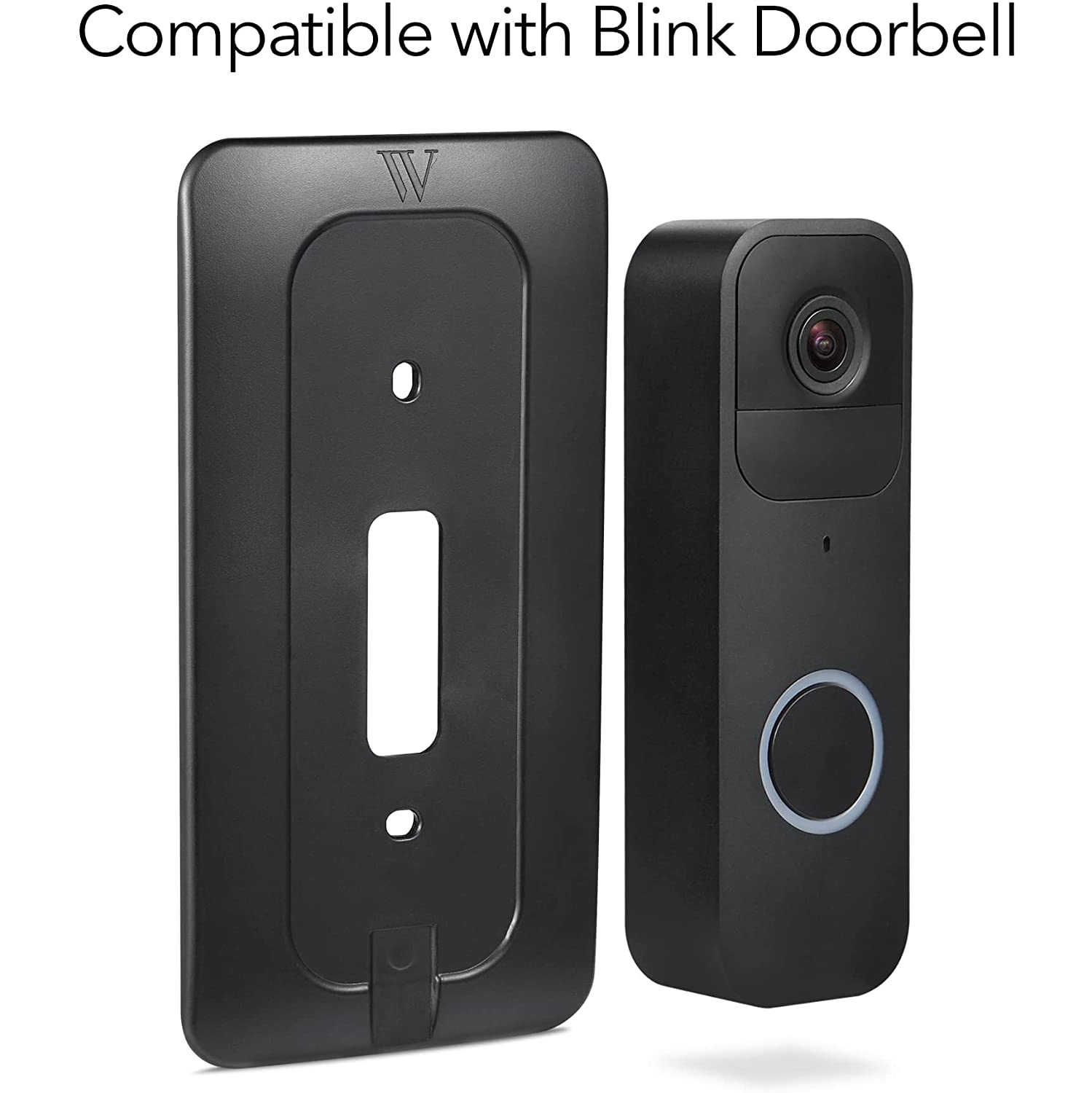 Wasserstein Anti-Theft Mount for Blink Video Doorbell - No-Drill Doorbell  Mount to Protect Blink Video Doorbell (Black) BKMNTdb2Anti-theftBLKUS - The  Home Depot