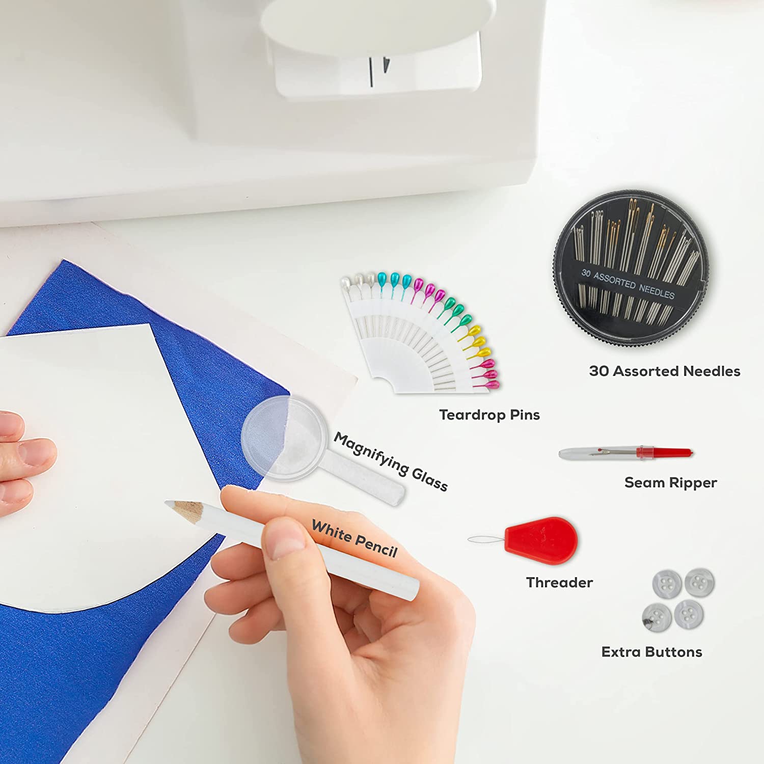 JumblCrafts Sewing Kit for Adults and Kids – Travel Kit, and Sewing Supplies