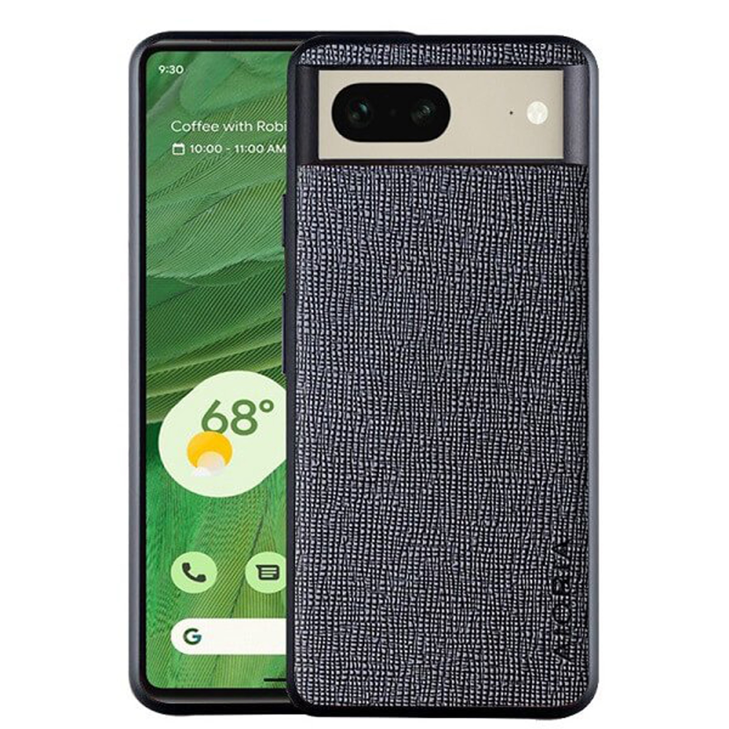 Google Pixel 7 AIORIA Case Textile Fabric Shockproof Cases Check Fitted Soft Shell Case for Google Pixel 7 Soft Heavy Duty Slim Back Cover
