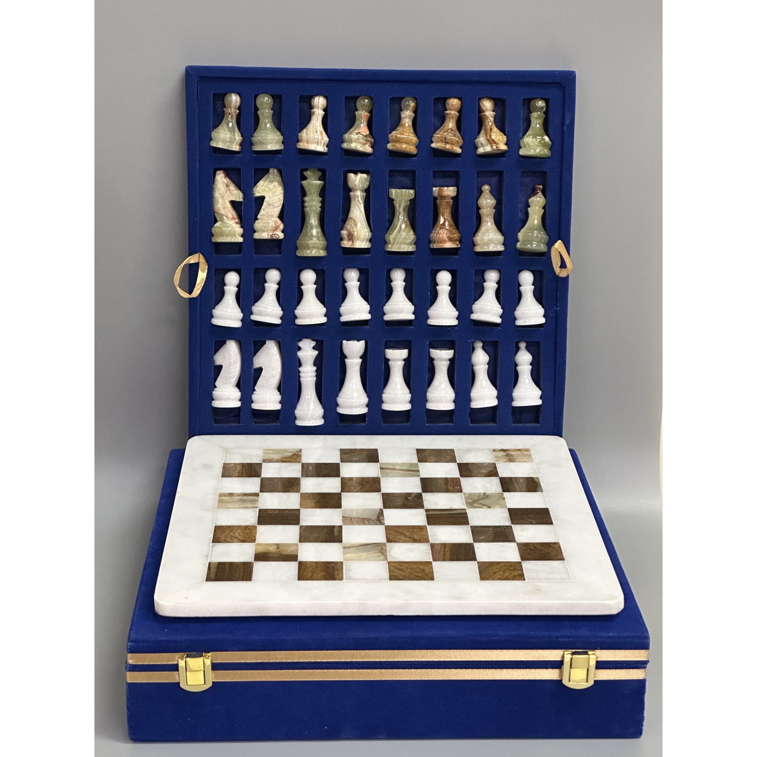 Apex Global Large Handmade Full Chess Set, 12