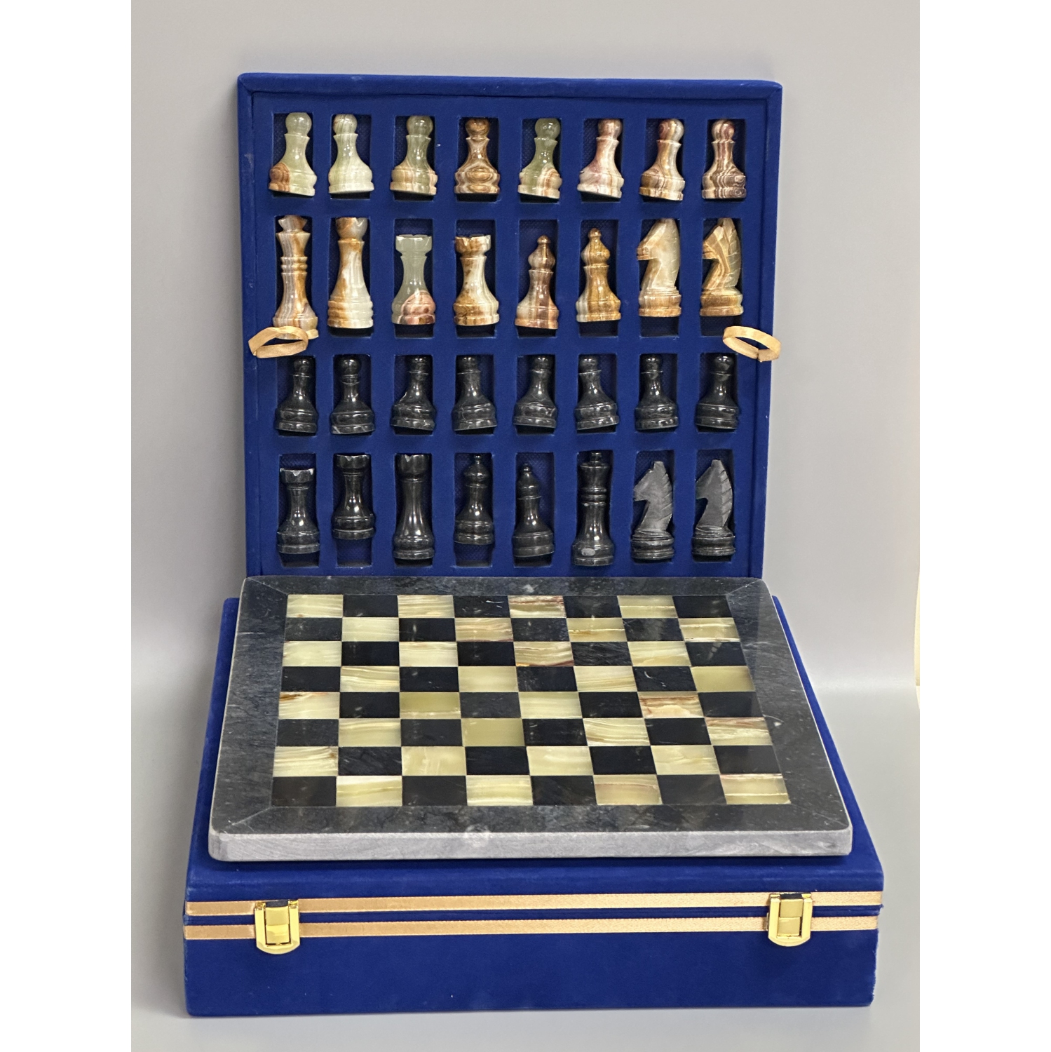 Apex Global Large Handmade Full Chess Set, 12